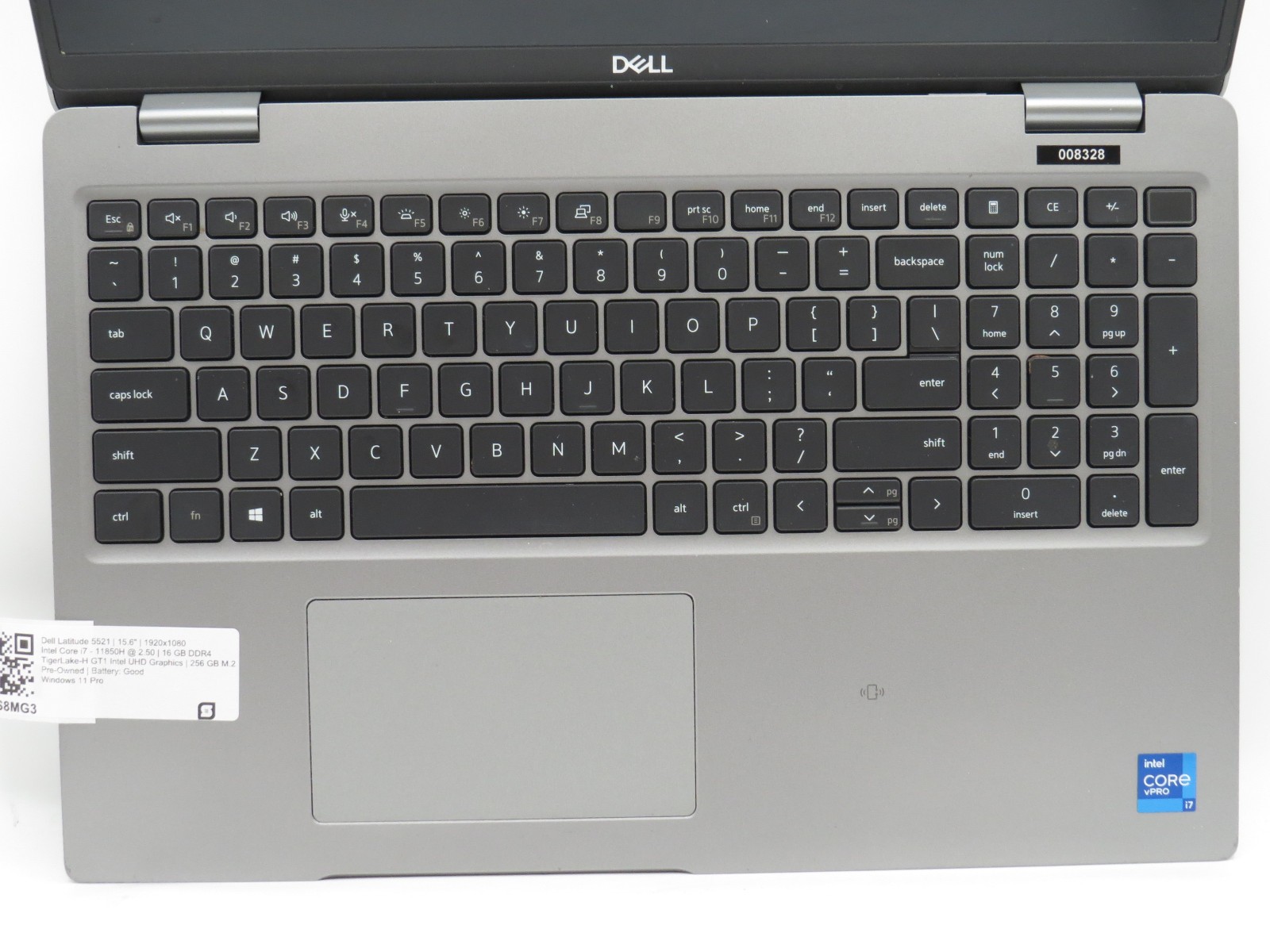 Dell Latitude 5521 | i7-11850H @ 2.5GHz | 16GB / 256GB | MX450 | 15.6″ | Win 11