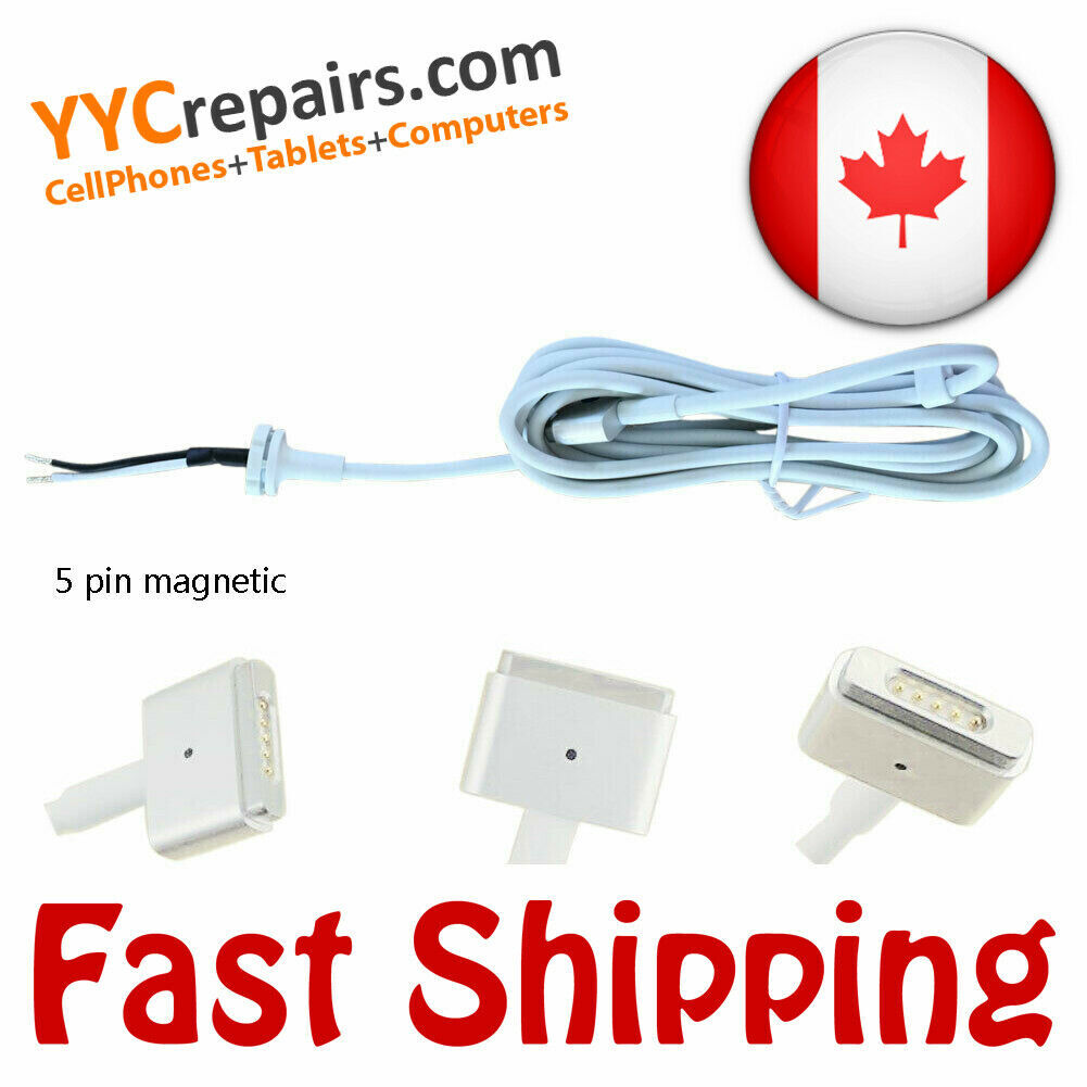 45W DC Cable Repair Cord Magsafe2 “T-Tip” for Macbook Air Pro AC Adapter Charger