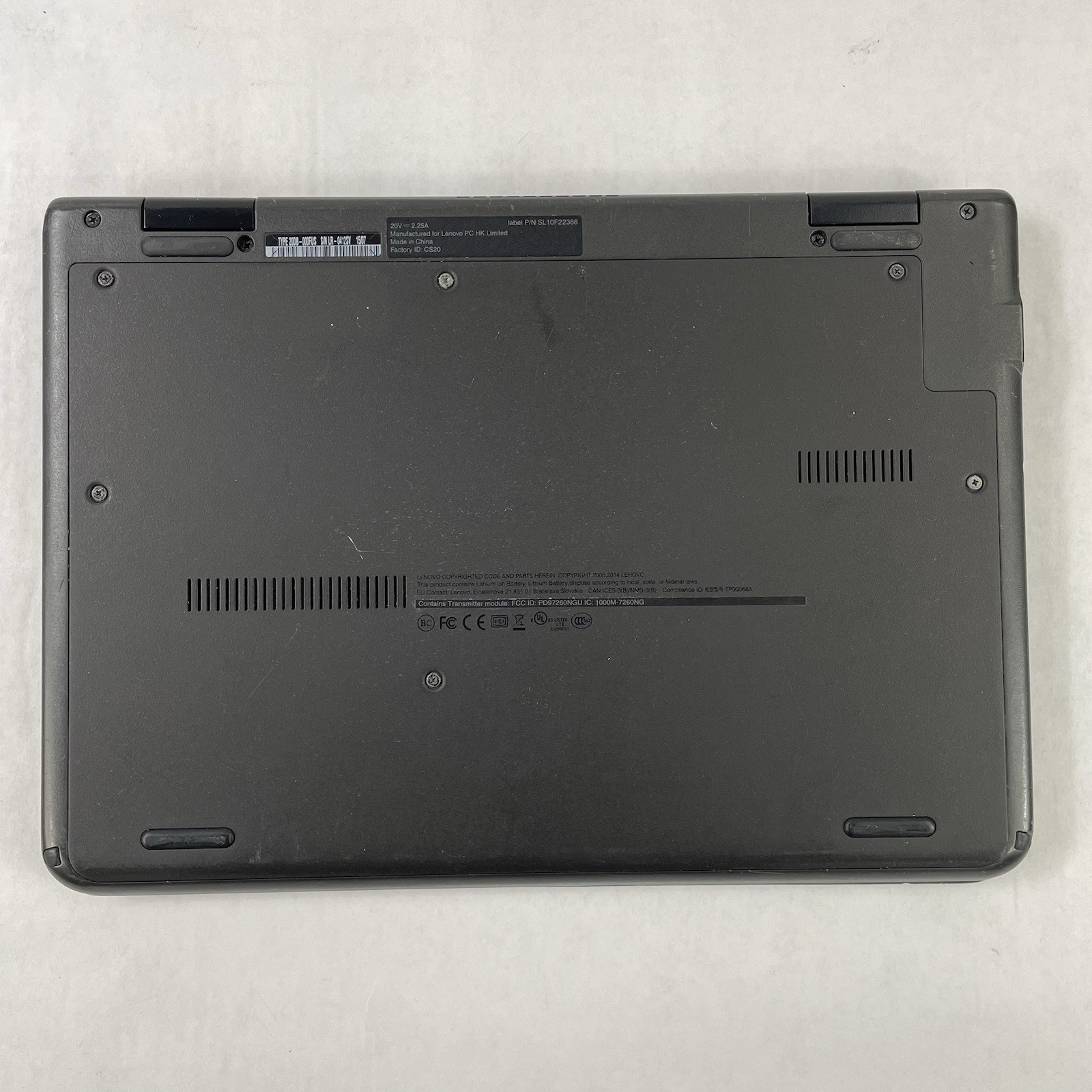 Lenovo ThinkPad 11E Chromebook 11.6″ Celeron N2440 1.83 GHz 4 GB RAM 16 GB HDD
