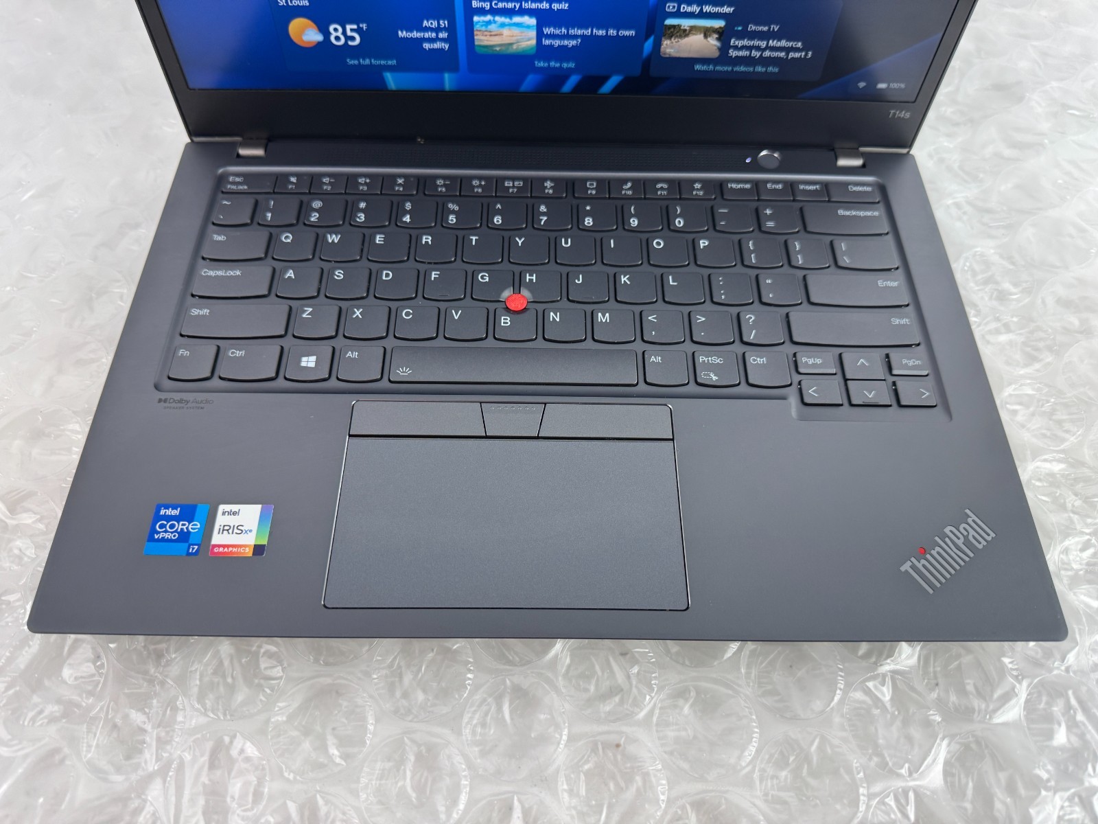 Lenovo ThinkPad T14s Gen 2 i7-1185G7 16GB 256GB SSD 14″ FHD Win 11 Pro