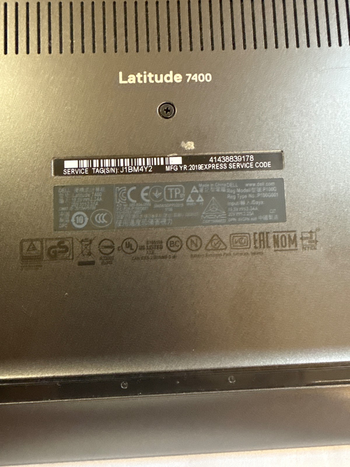 Dell Latitude 7400 Intel Core i5-8265U 8 GB 256GB SSD 14″