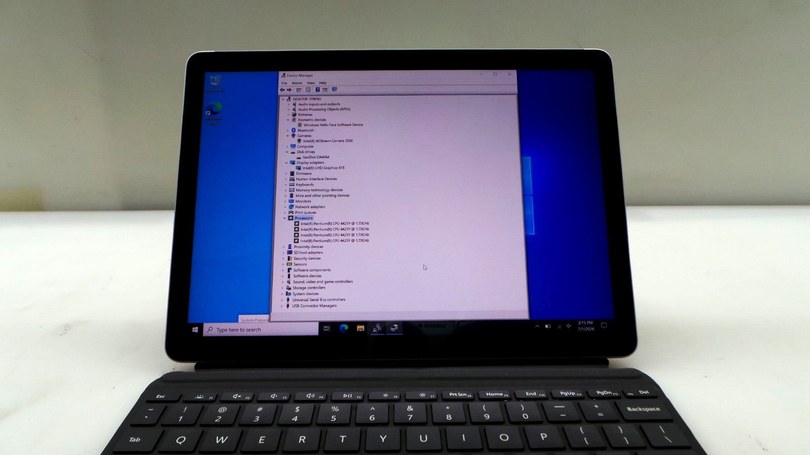 Microsoft Surface Go 2 10.5″ Pentium 4425Y 1.70GHz 4GB RAM 64GB SSD WIN 10 PRO