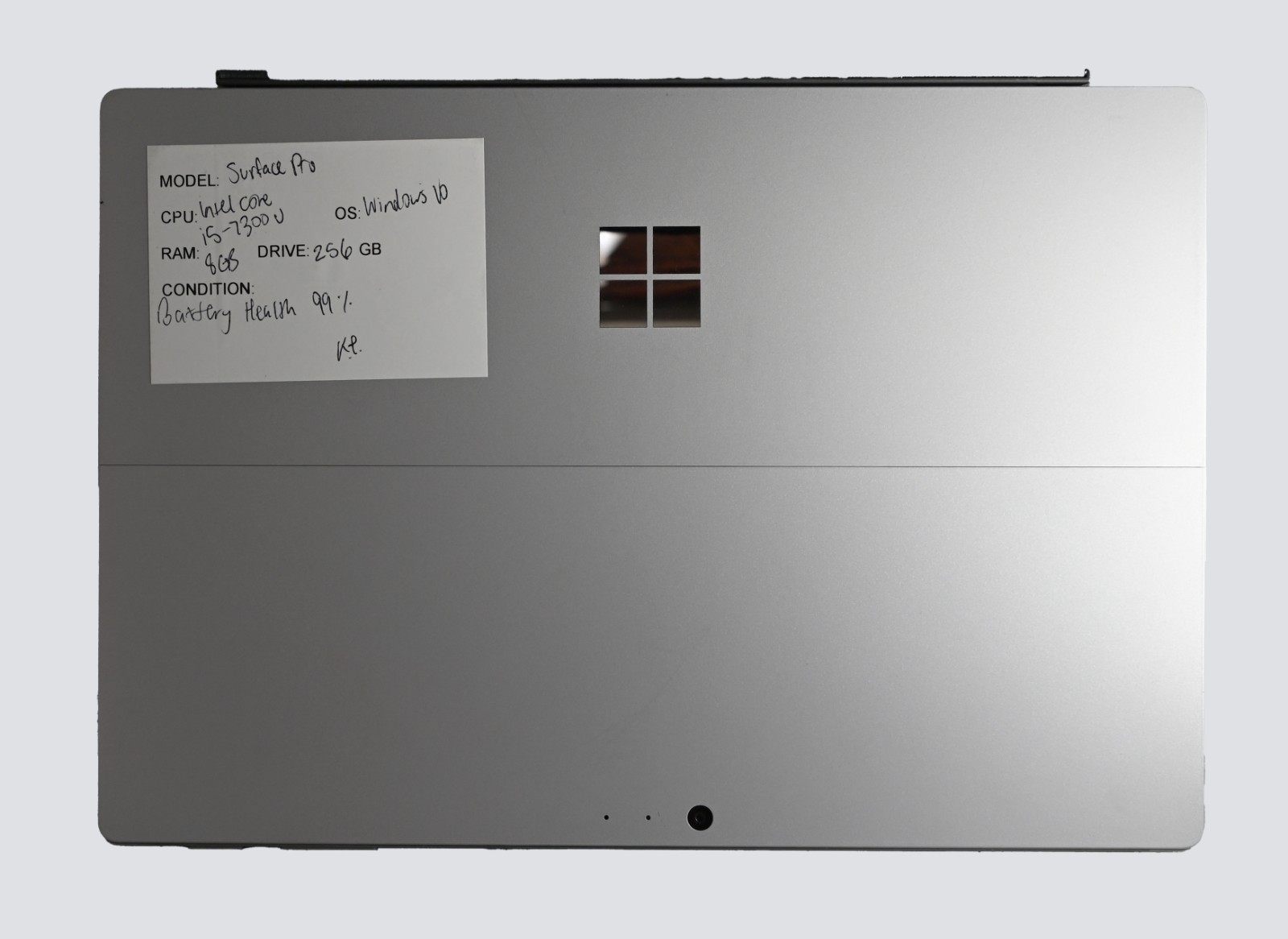 Microsoft Surface Pro 5 1796 i5-7300 2.6GHz 8GB RAM 256GB SSD Windows 10