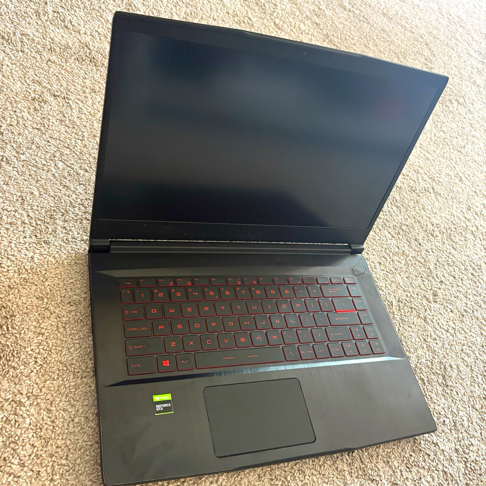 MSI GF63 Thin 15.6in Gaming Laptop i7 8GB 500GB SSD GTX 1650