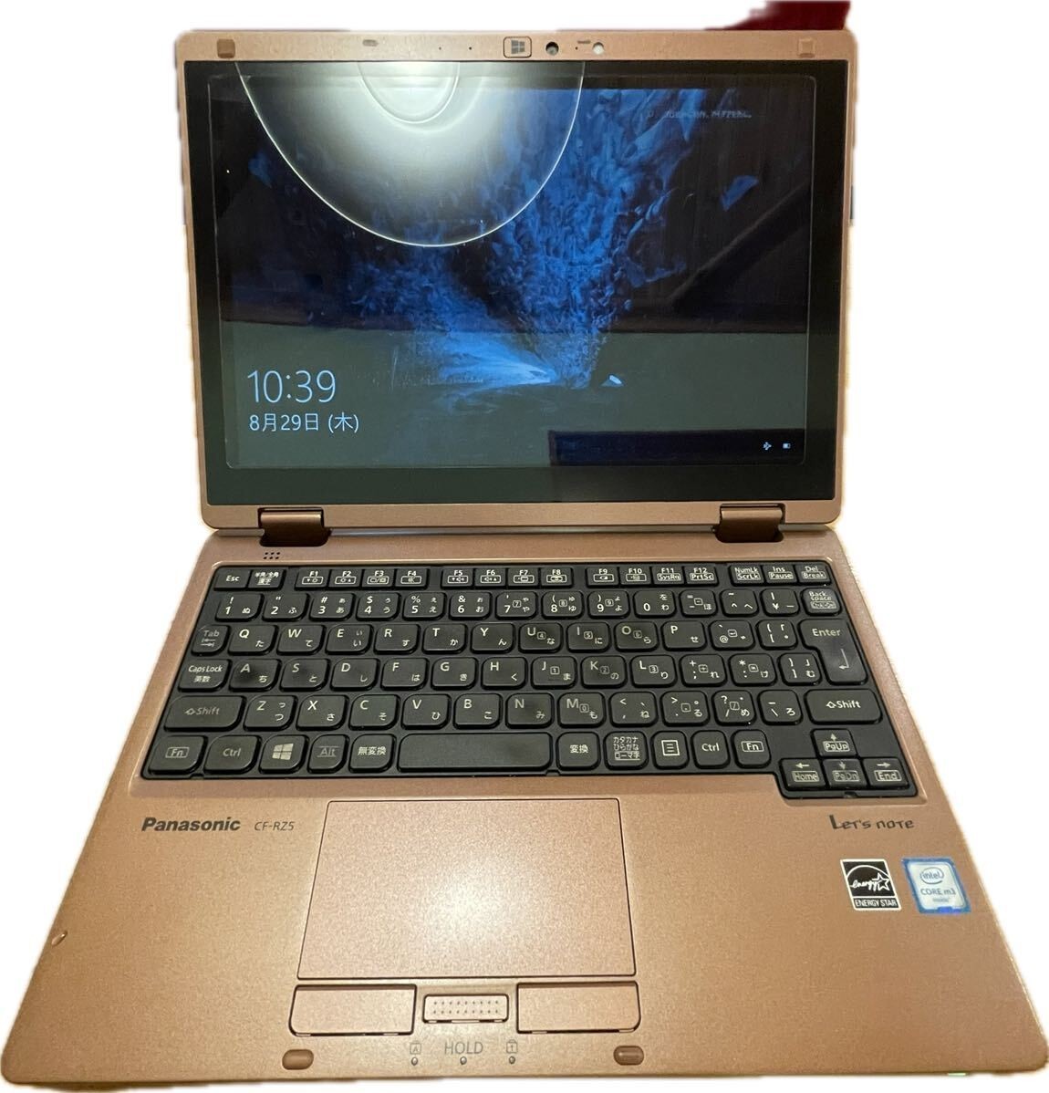 Panasonic Let’s note CF-RZ5 CF-RZ5VFEPR m3-6Y30 8GB RAM 128GB SSD Blue & Copper