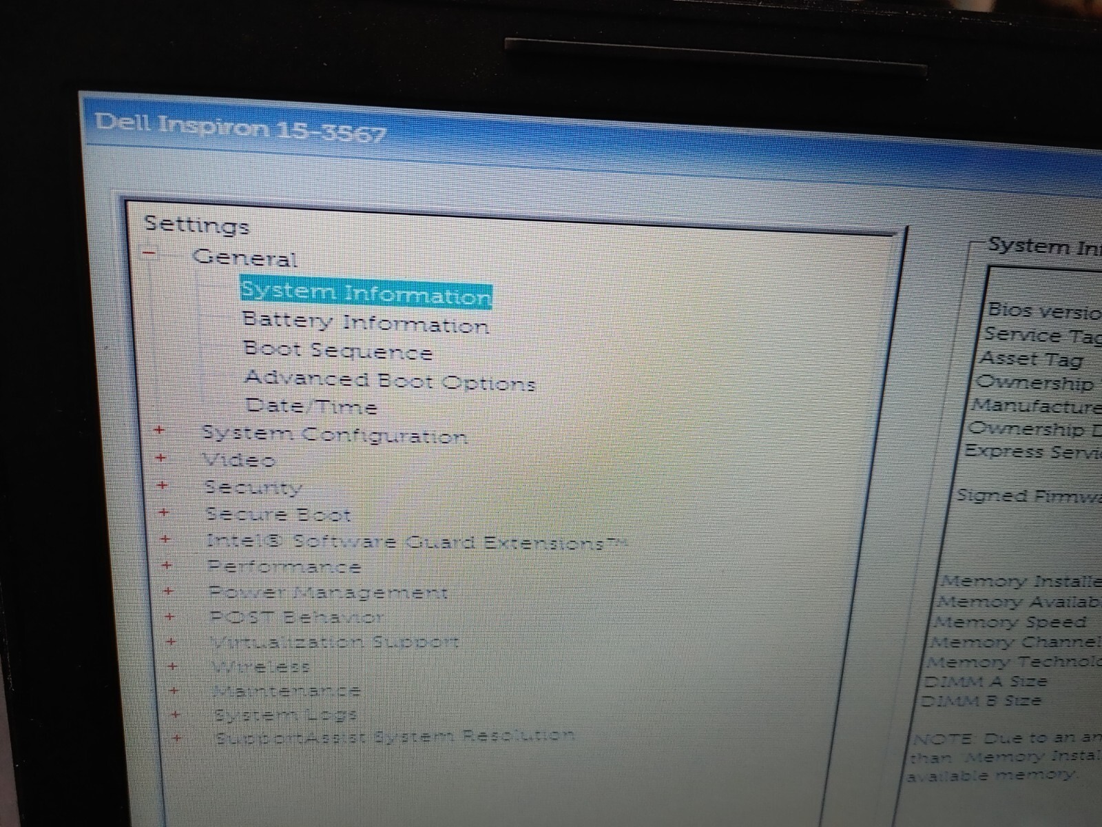 Dell Inspiron 15-3567 Core i3-6006U@ 2.00GHz, 4GB RAM ,NO H(Selling Motherboard)