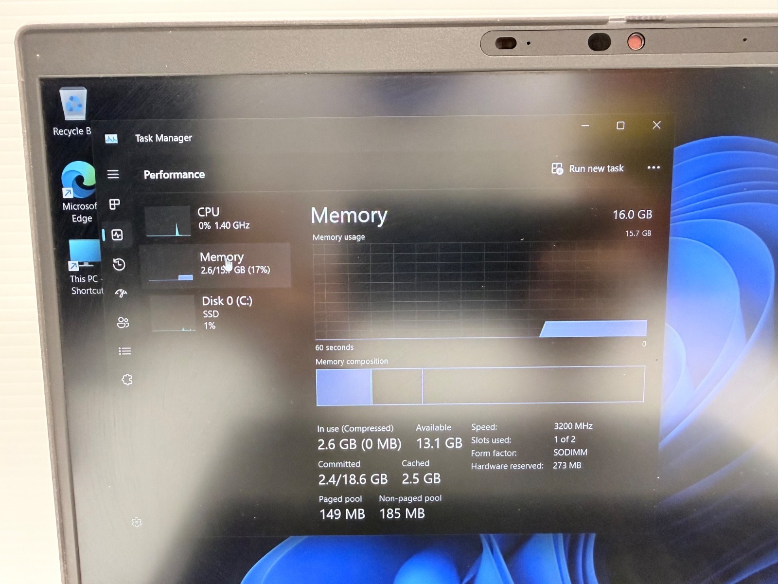 Dell Precision 3561 Laptop + Dock | i7-11800H 16GB 256GB SSD T1200 15.6″ – SP71