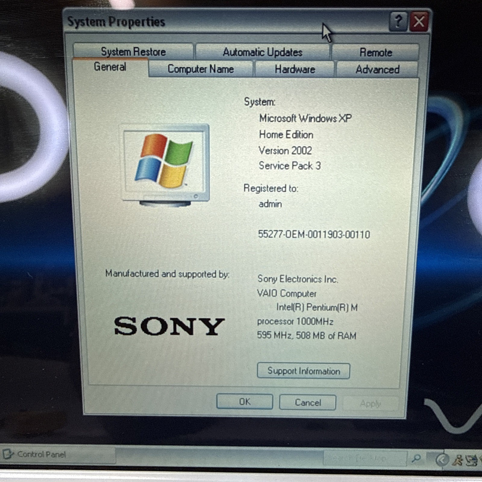 Sony VAIO PCG-TR3A 10.5″ Pentium M 1GHz 512 Ram 40GB Windows XP Rare Collector