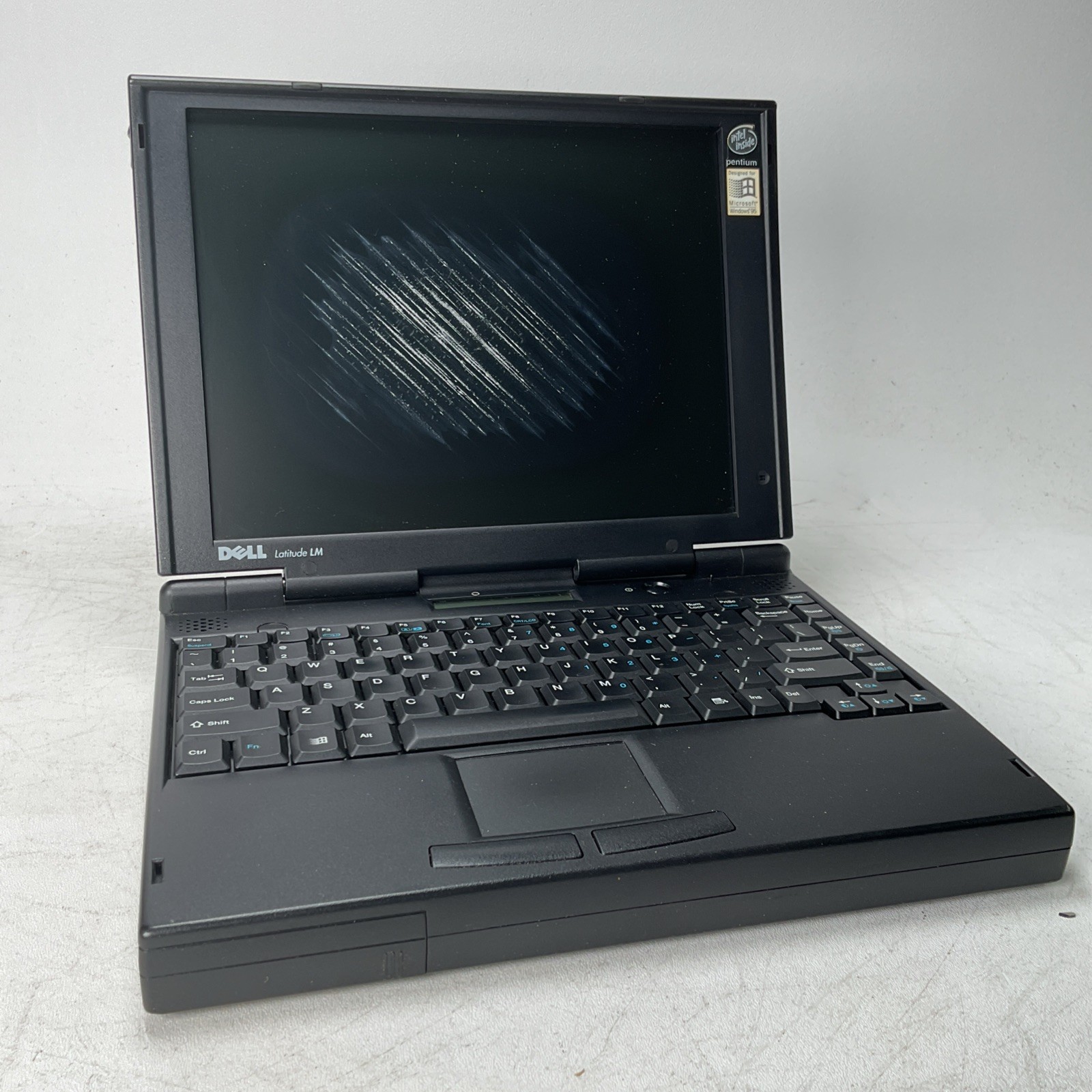 Vintage Dell Latitude LM Laptop TS30GI Pentium Intel – Broken Bad Screen