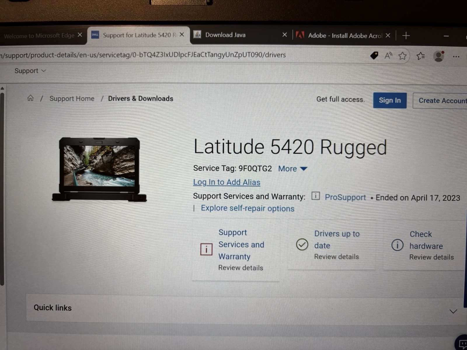 DELL LATITUDE Ultra RUGGED 5420 i5-6350U 16GB RAM Fast SSD Toughbook Win 11 Pro