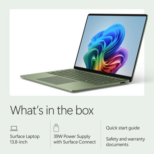 Microsoft Surface Laptop 13.8 Touch Snapdragon X2 Elite 16GBRAM 512GBSSD Emerald