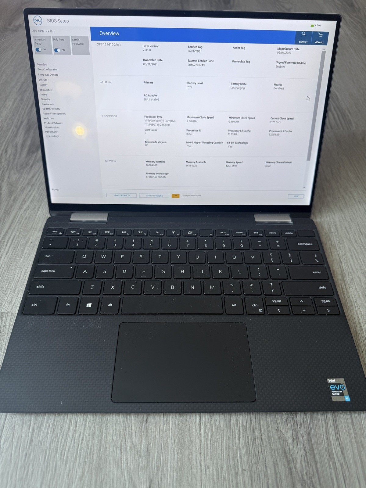 Dell XPS 13 9310 2-in-1 13″ 4K Touch, i7-1165G7 16GB RAM 1TB NVMe