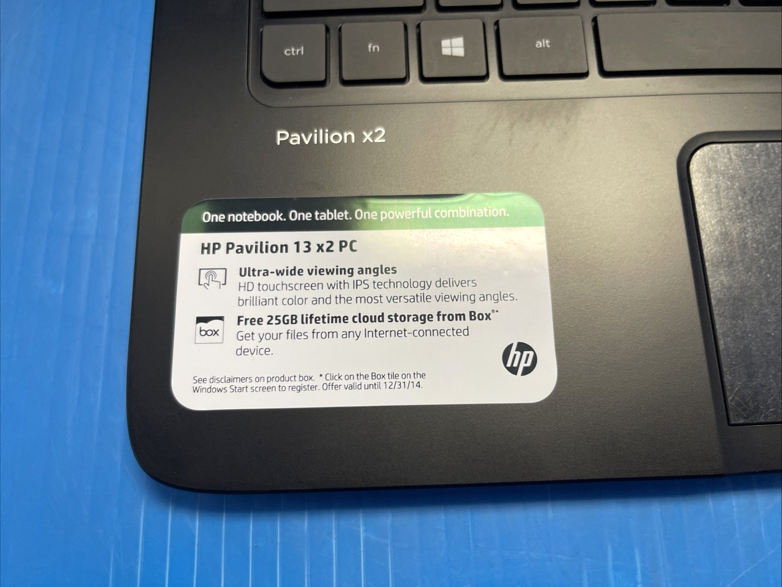 HP Pavilion X2 10-N113DX 10.1″ Intel Atom X5-Z8300, notebook PC