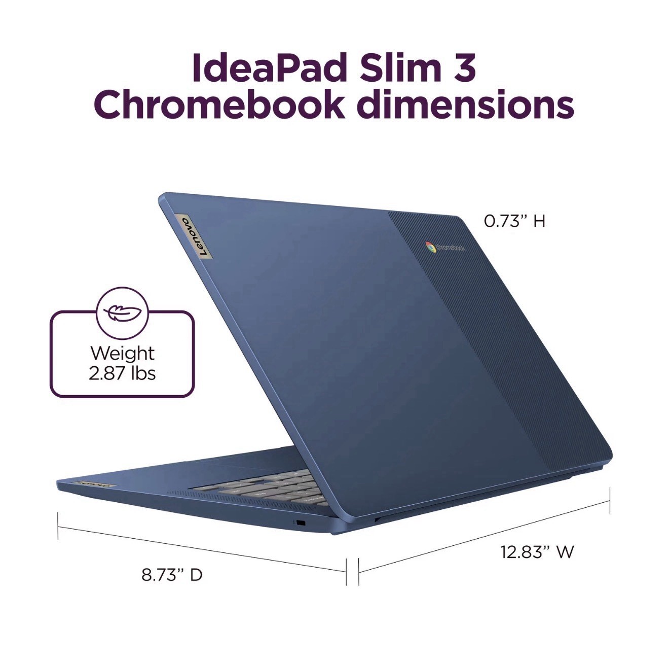 Lenovo Slim 3 Chromebook 14″ Touch (64GB eMMC, MediaTek Kompanio 520 Series