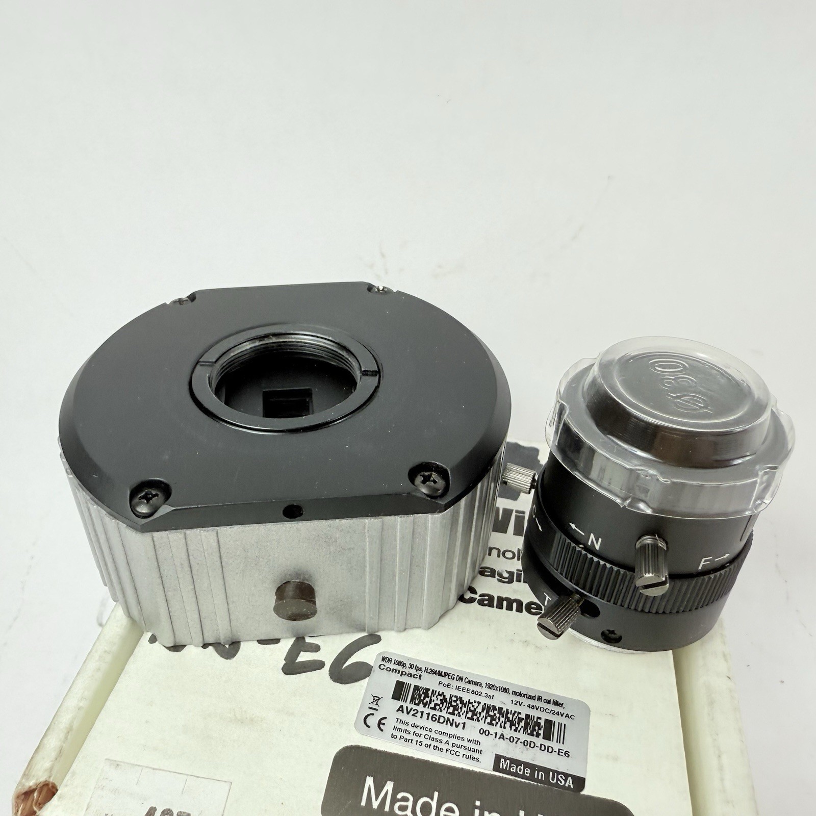 Arecont Vision AV2116DNv1 MegaVideo Camera H.264 + MPL33-12A Lens – New Open Box