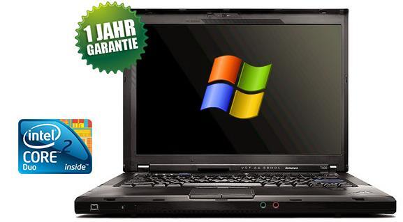 Lenovo ThinkPad T500 HD3650 15.4” P8600 4GB 160GB HDD FireWire WinXP