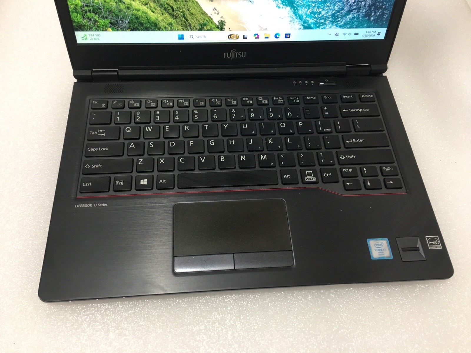 Fujitsu Lifebook U747 128gb Nvme Win 11 i7-6600u 2.60ghz 16gb Ram Hdmi
