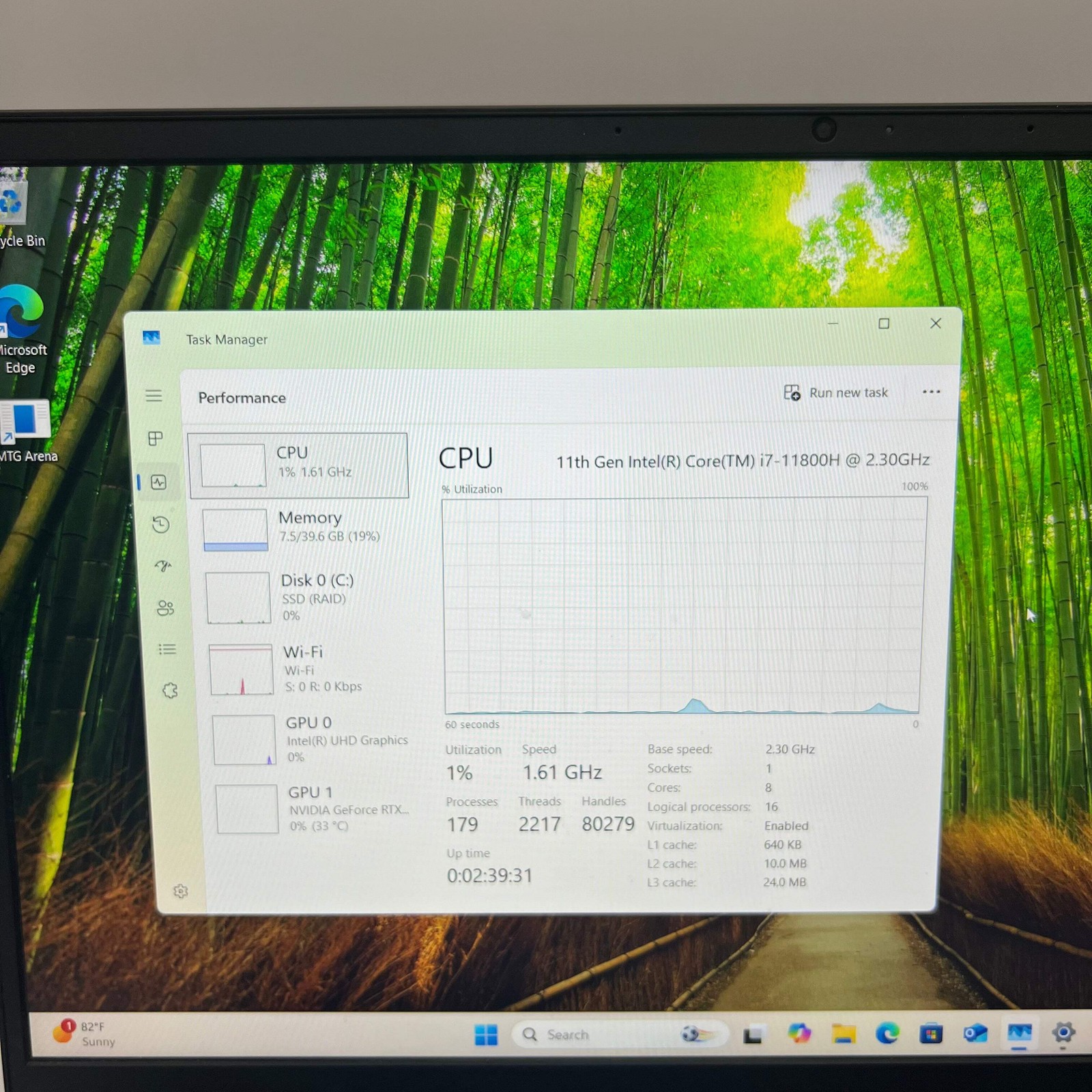 HP Omen 15-ek1075cl 15-inch Core i7 11th Gen RTX 3070 40GB RAM 2TB SSD Laptop