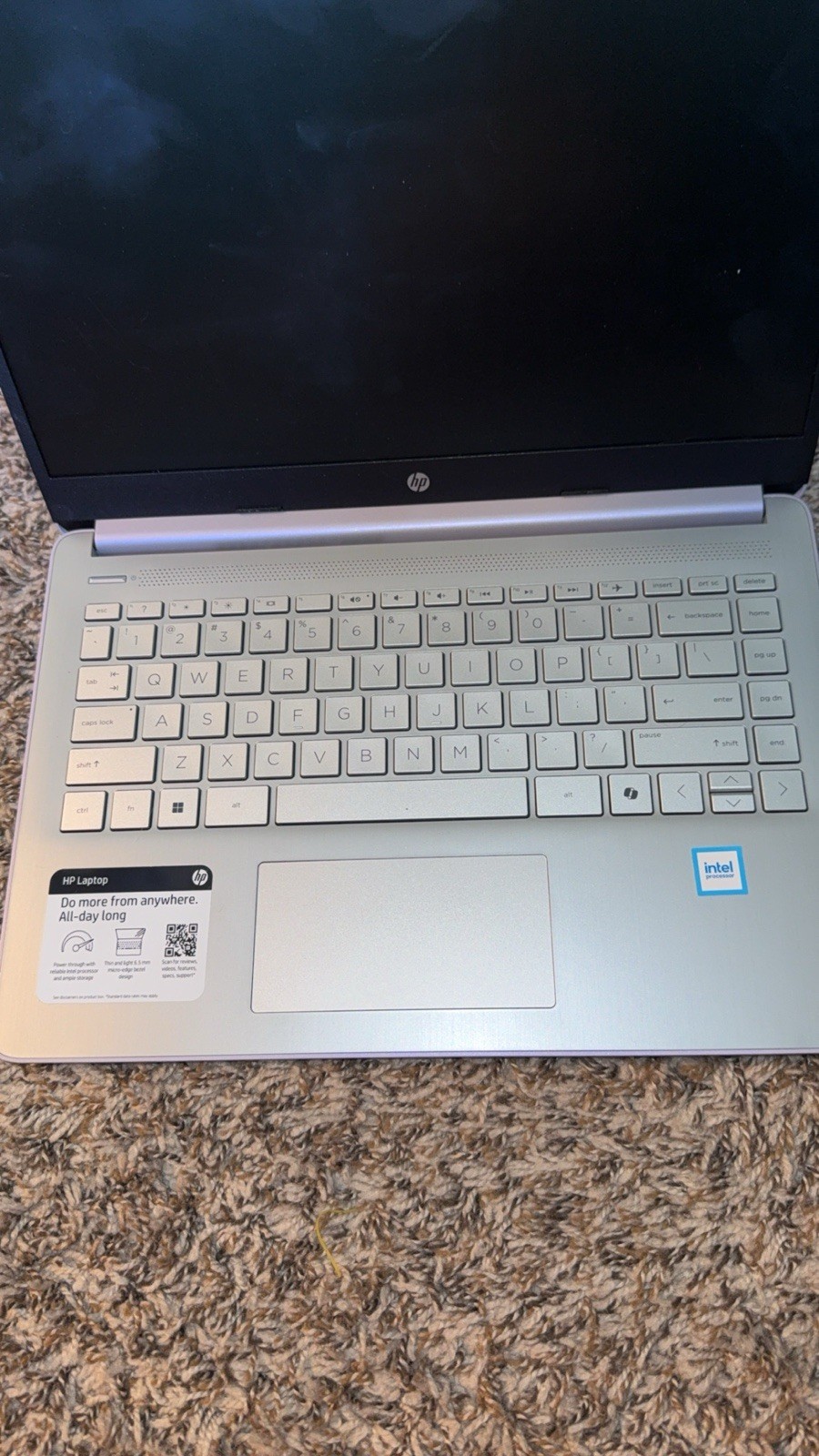 HP 14″ Laptop Intel Processor 4-Core N150 8GB Memory 128GB UFS Win11 Hardly Used