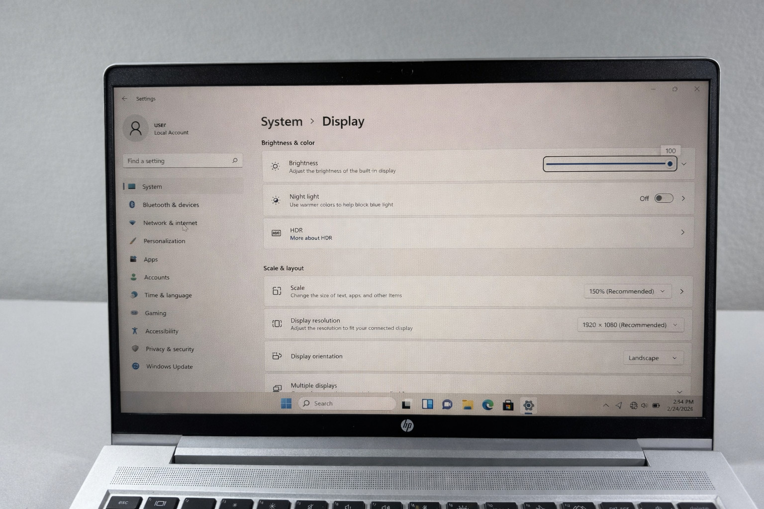 HP ProBook 445 G9 Ryzen 5 5675U 16GB 256GB SSD FHD Backlit Win11 Pro Laptop