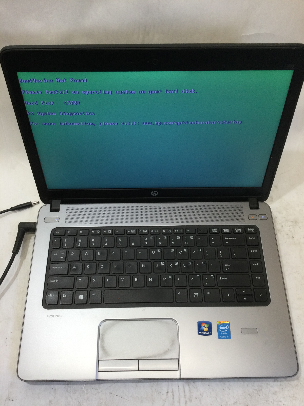 HP PROBOOK 440 G1 – FOR PARTS/BAD SCREEN – INTEL I5 – 4GB RAM – READ DESCRIP -BB