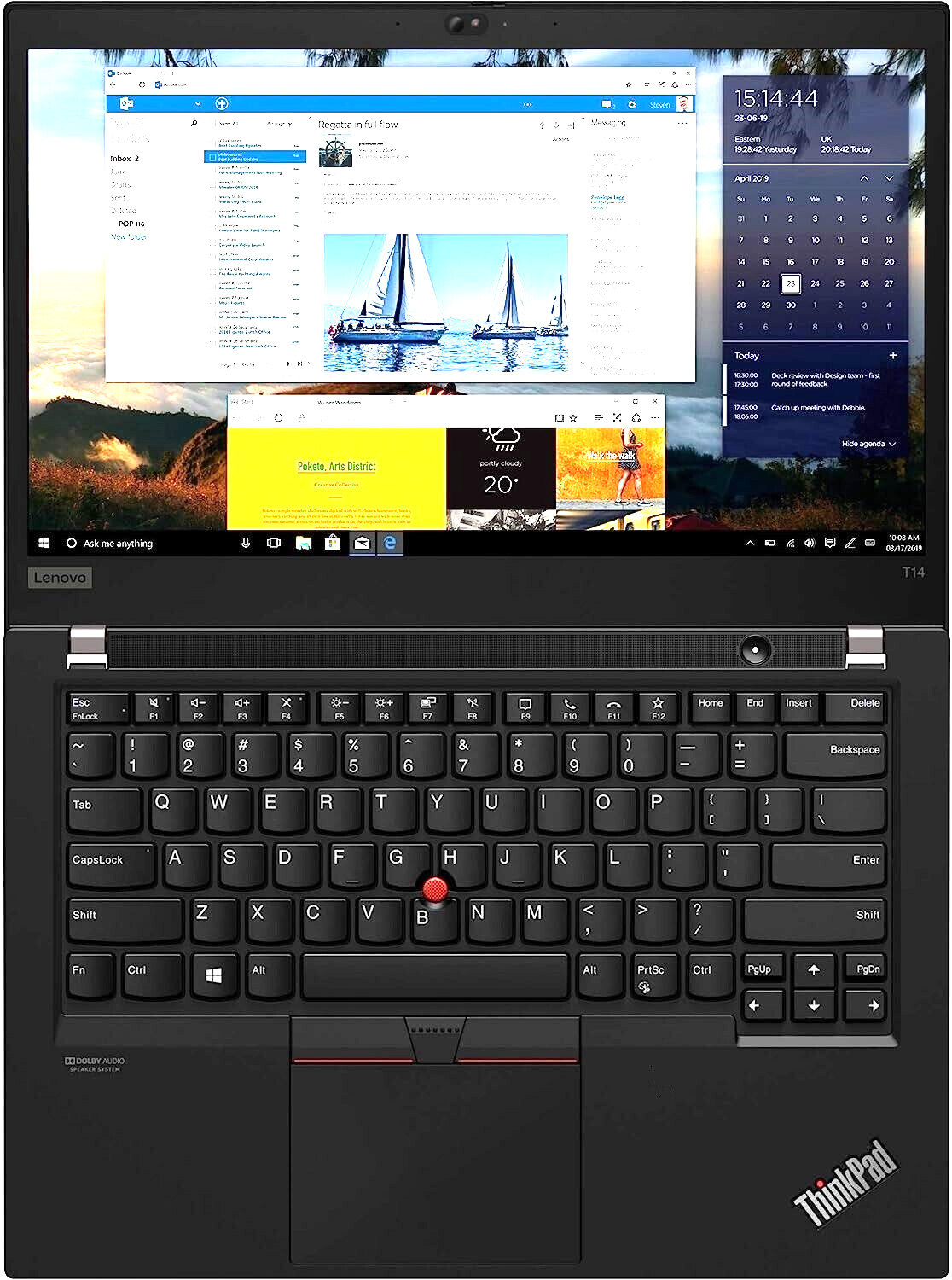 14″ Lenovo ThinkPad 14″ Laptop PC: Intel i5 Quad Core! 8GB RAM! 256GB NVME SSD!