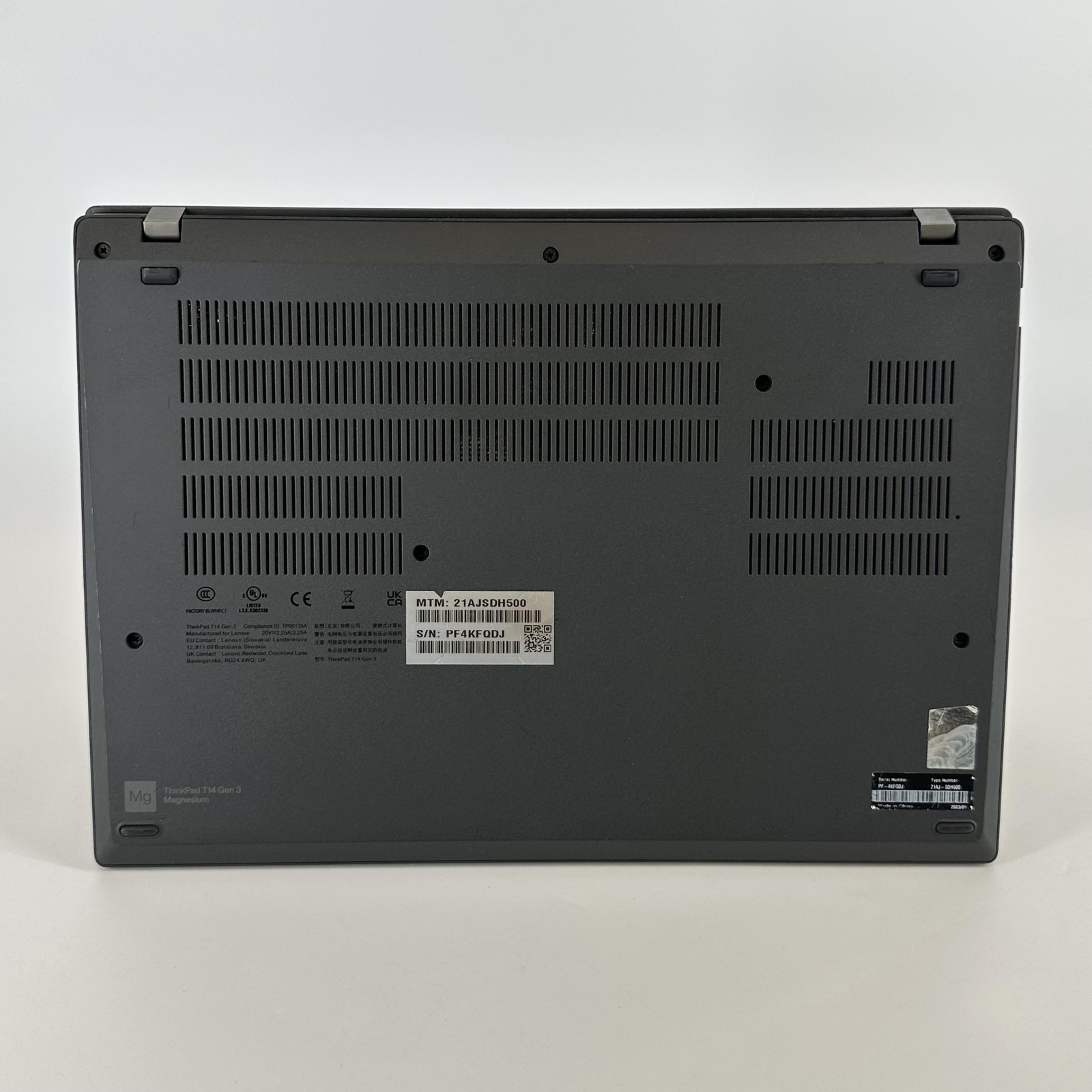 Lenovo ThinkPad T14 Gen 3 Black FHD+ TOUCH 1.6 GHz i5-1245U 16GB 512GB SSD Good