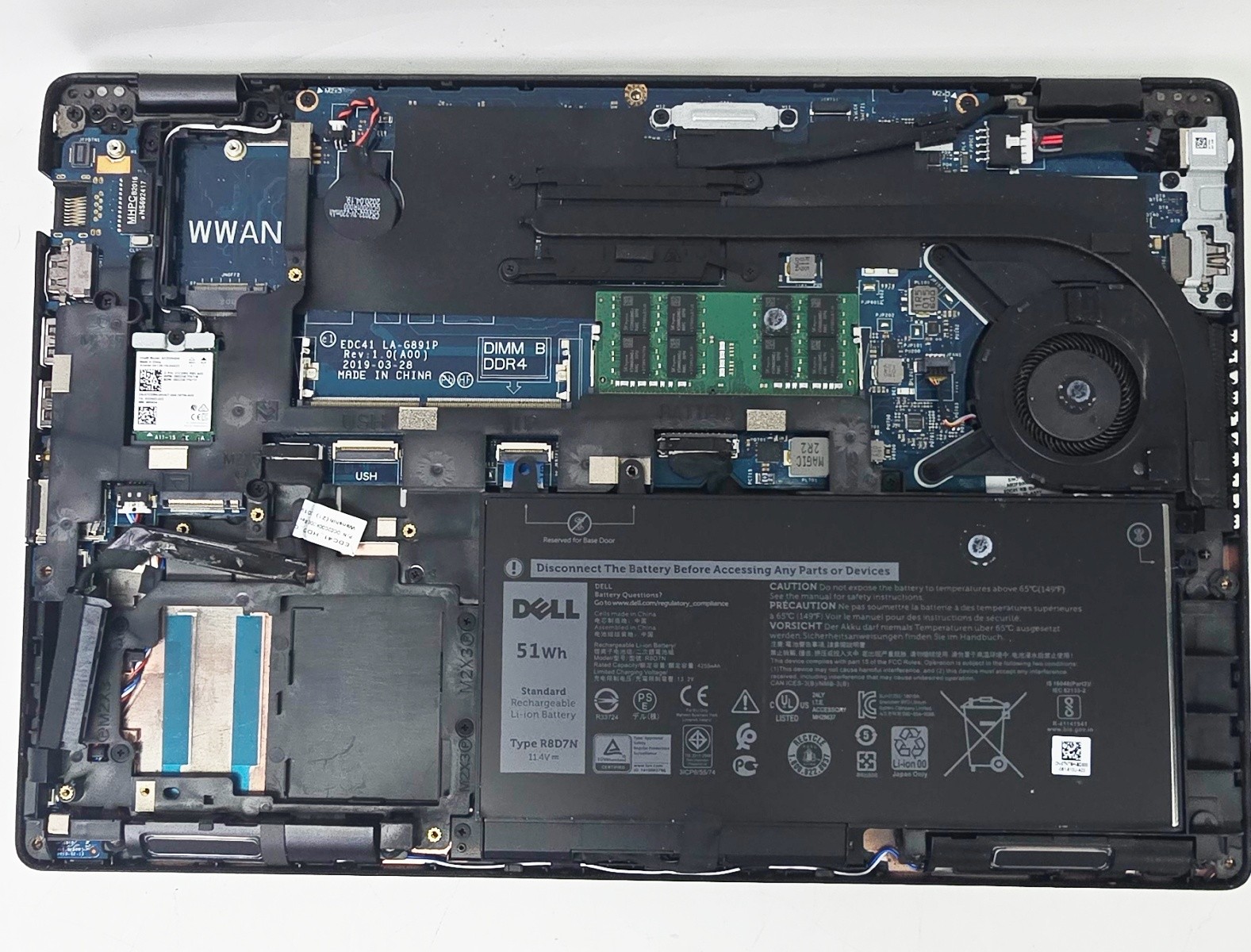 Dell Latitude 5400 14″ FHD i5-8265U 1.6GHz 16GB RAM No SSD