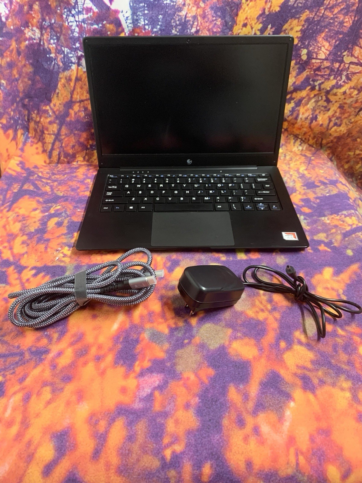 Ematic EWT148AB 13.3” Windows Laptop, Charger, HDMI Cable. Excellent Condition