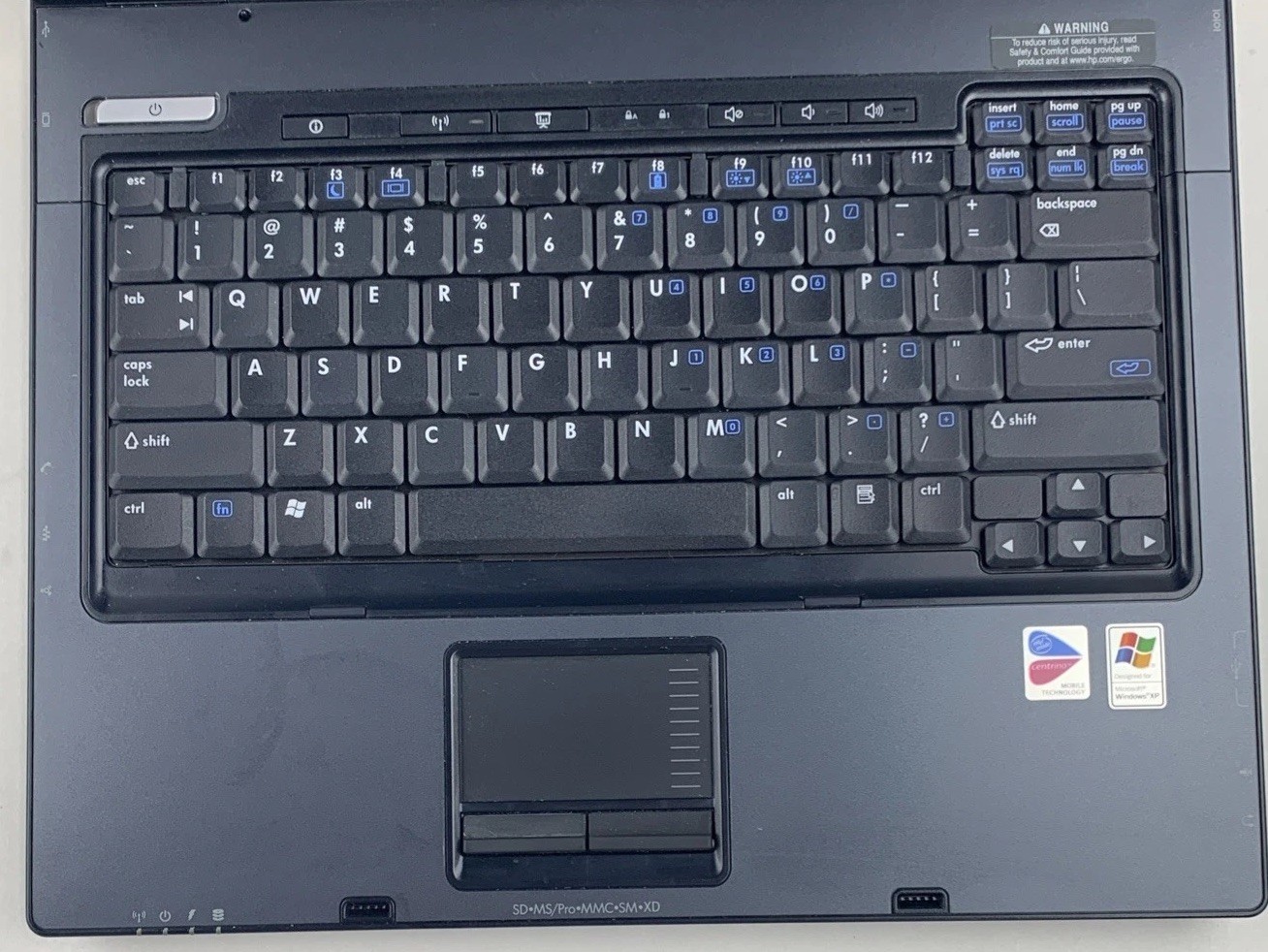 HP Compaq NC6120 Intel Pentium-M 1.73GHz 512MB RAM 15″ No Battery No HDD/OS