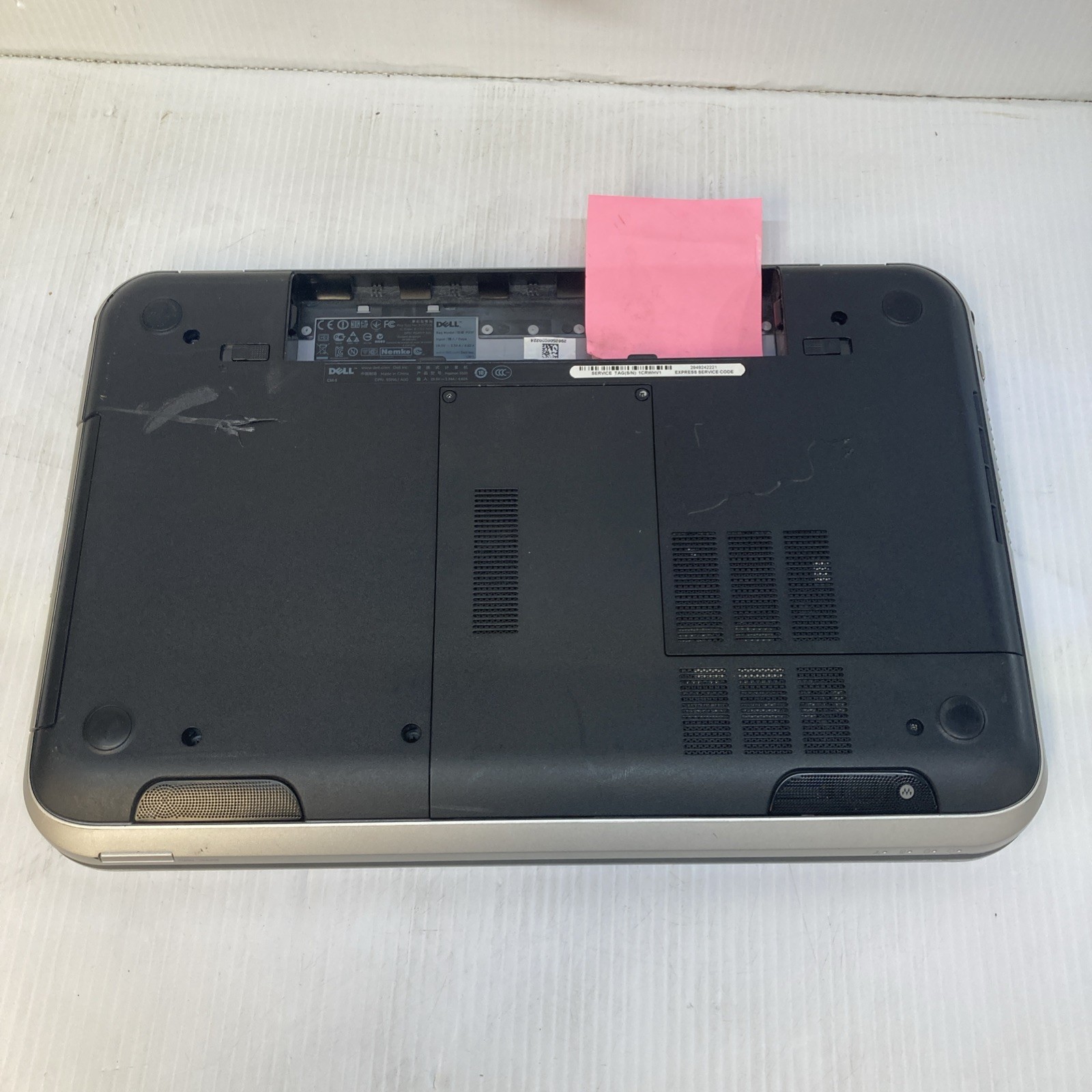 Dell Inspiron 5520 Intel Core i5- 3210M 2.50GHz 4GB RAM no HDD Boot to BIOS