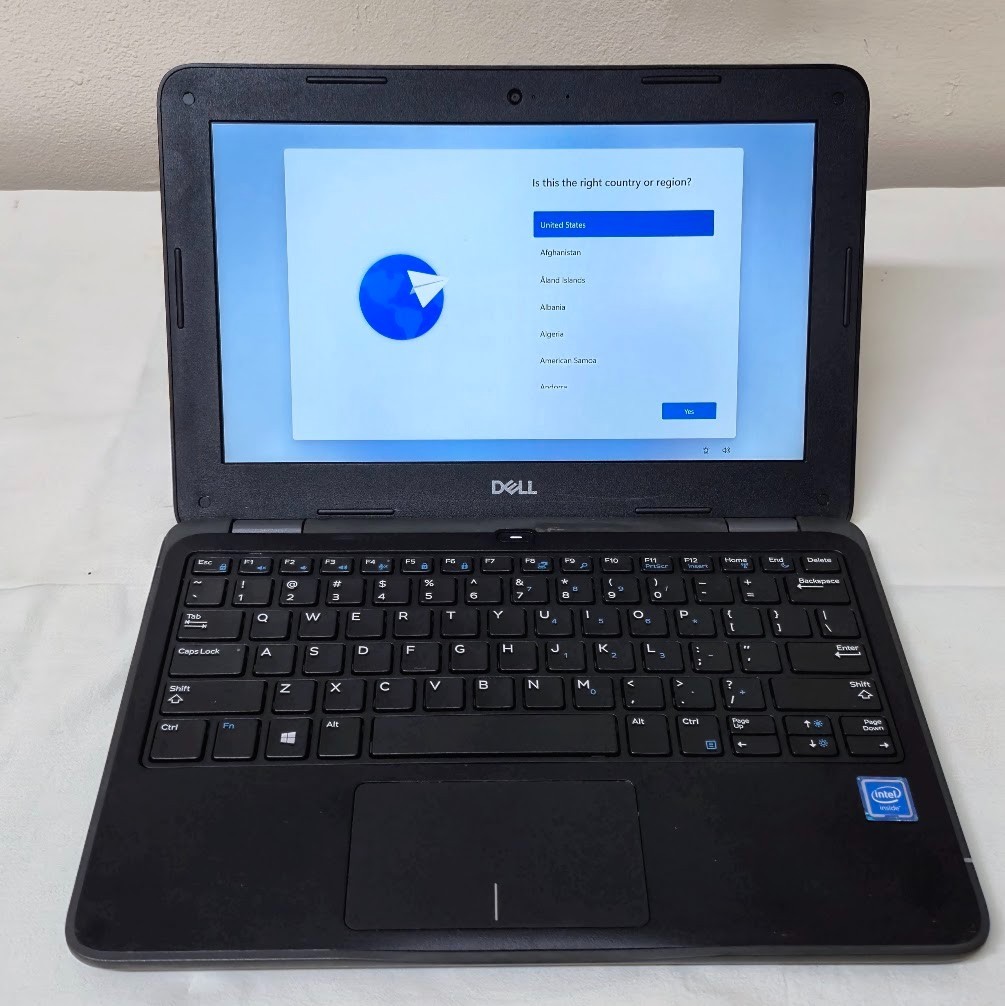 Dell Latitude 3190 11.6″ Laptop Intel Celeron N4120 4GB RAM 128GB SSD No Battery