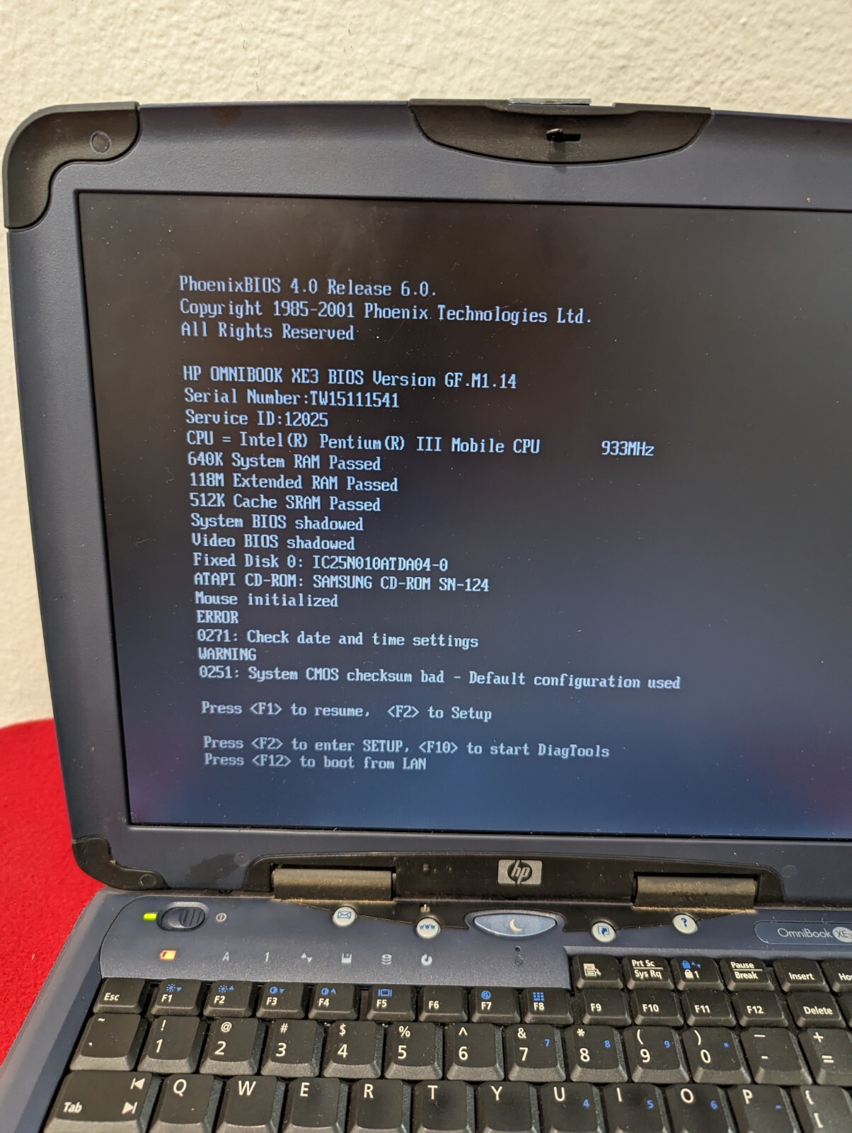 HP OmniBook XE3 Vintage Rare Laptop