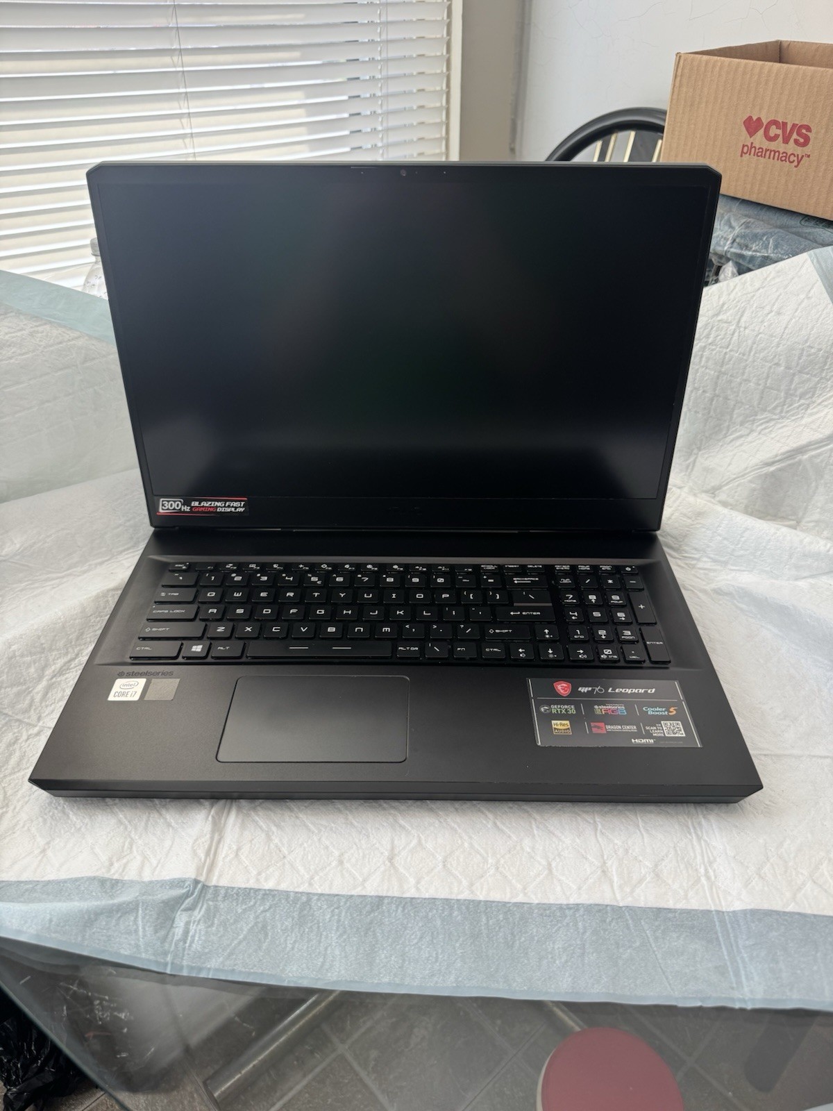 Gaming Laptop MSI GP76 Leopard – i7, RTX 3070, 32GB, 1TB SSD, 300HZ, Win11Pro