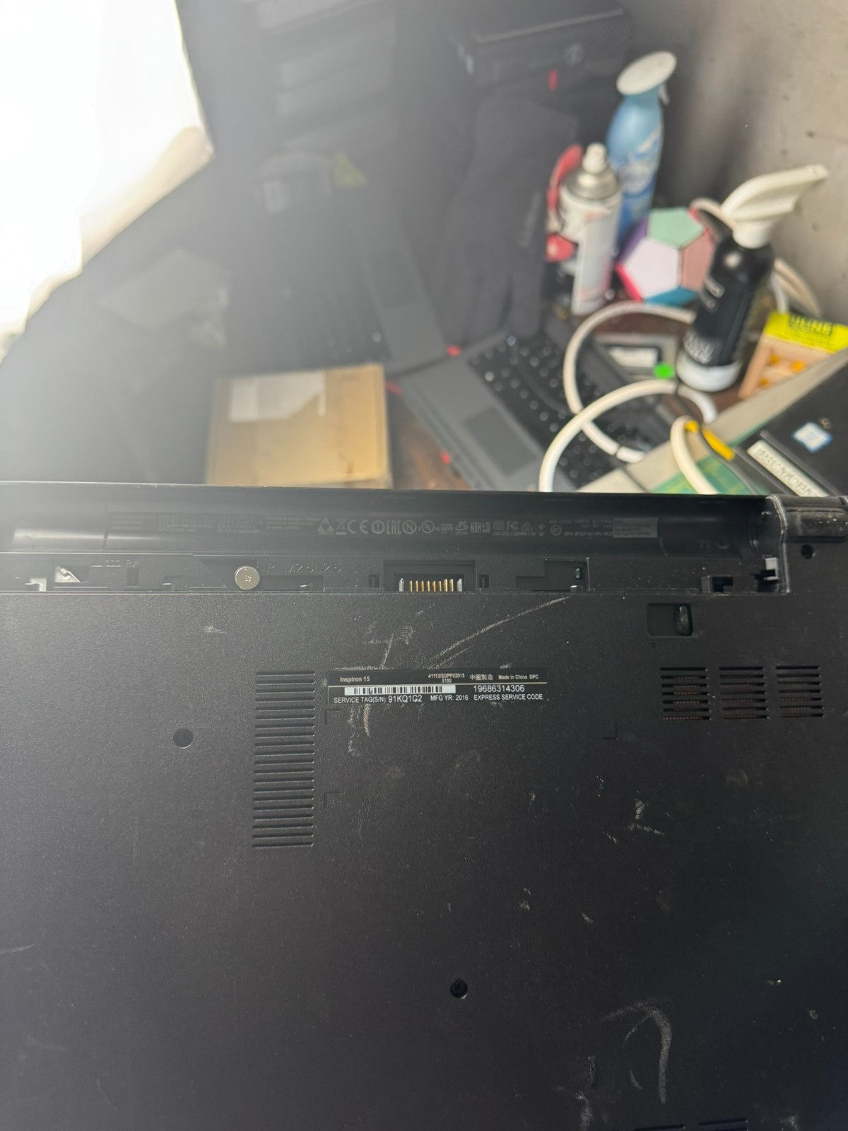 Dell Inspiron 15-3552 15.6in Pentium N3700 4GB RAM 500GB HDD No OS #5069
