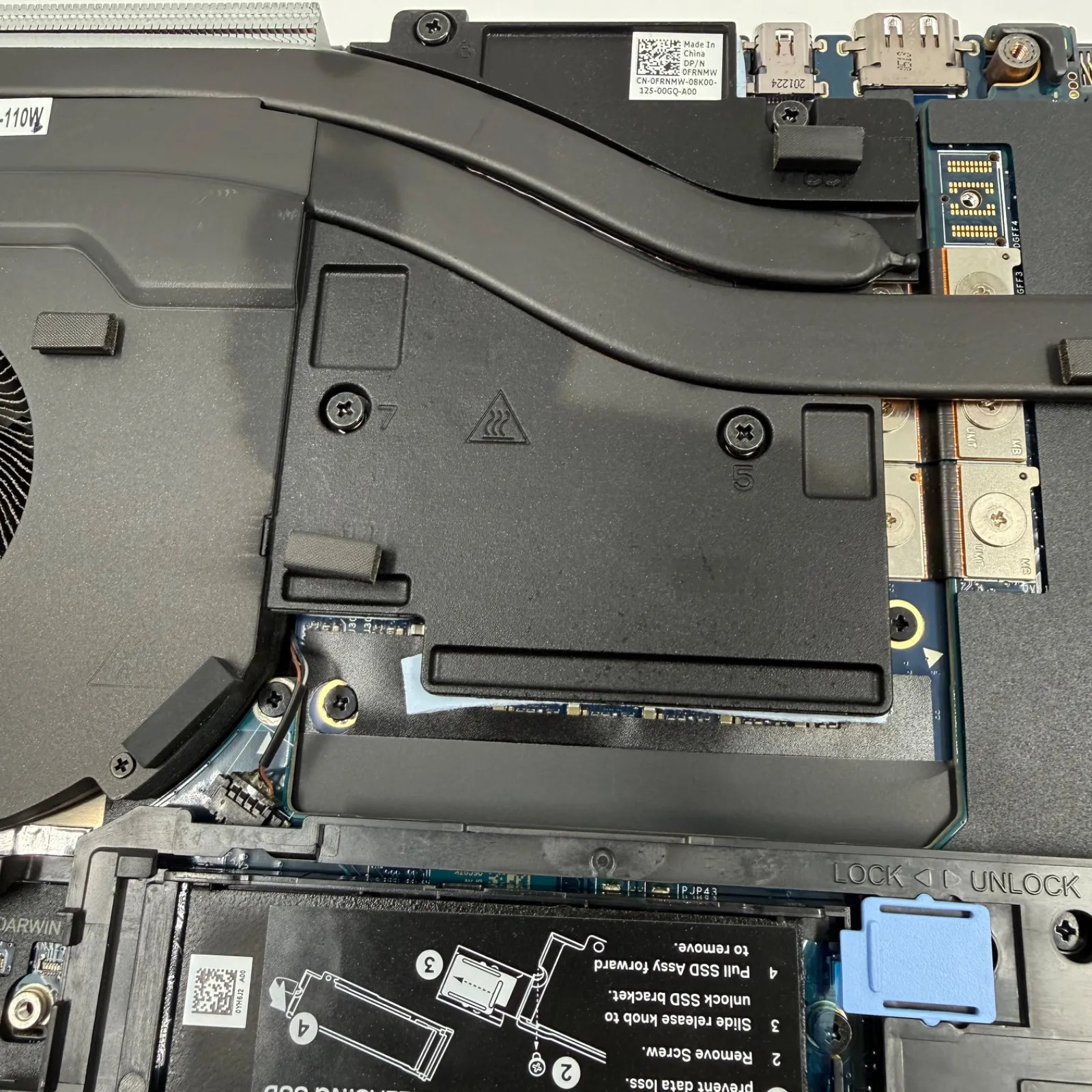 Dell Precision 7750 i9-10885H RTX4000 16GB Mobile Workstation Laptop No SSD