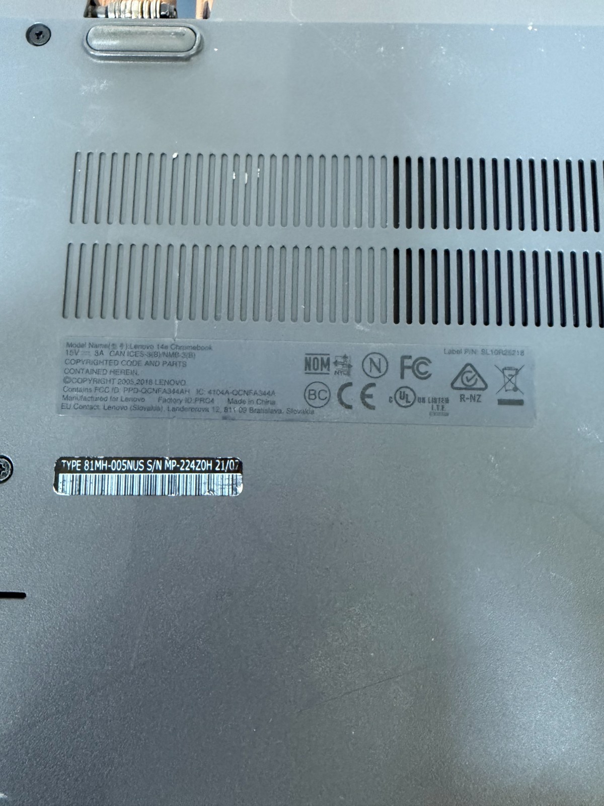 Lenovo 14e Chromebook Gen 3 Celeron N100 8GB RAM 64GB – For Parts
