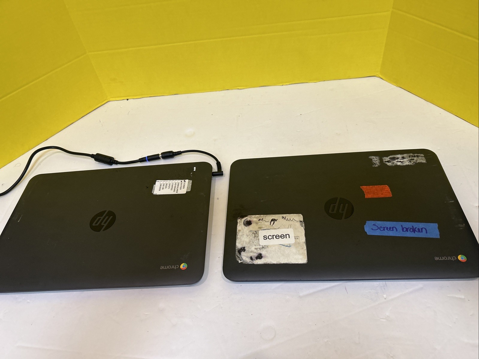 Lot of 2 HP Chromebook 14 G4 14″ For Parts / Repair