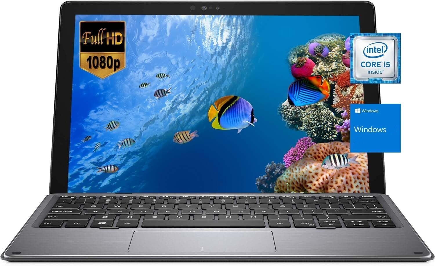 12.3″ DELL Latitude Laptop/Tablet PC: Intel i5, 8GB RAM ~ 256GB SSD, Windows 11!
