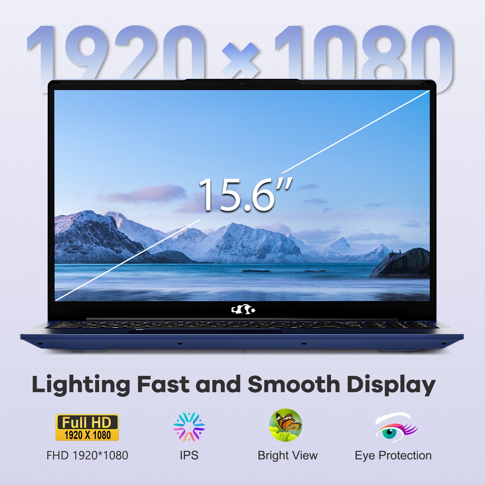 NIMO 15.6″ IPS FHD-Gaming-Laptop, AMD Ryzen 5 6600H 6-Cores 660M GPU 4.5GHz