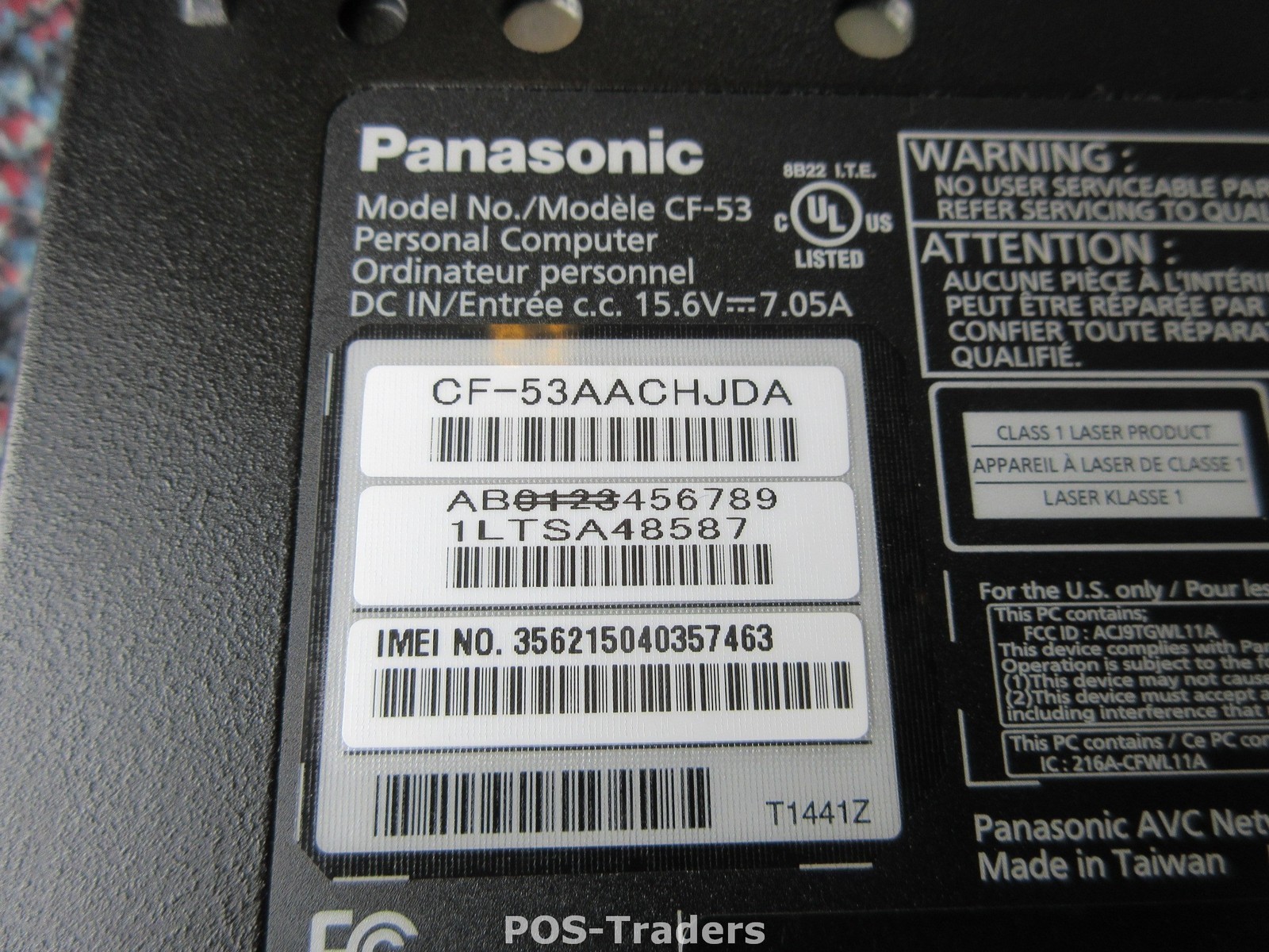 Panasonic Toughbook CF-53 MK1 Rugged I5 2520M 3.0Ghz 4GB Win7 320GB HDMI USB3.0