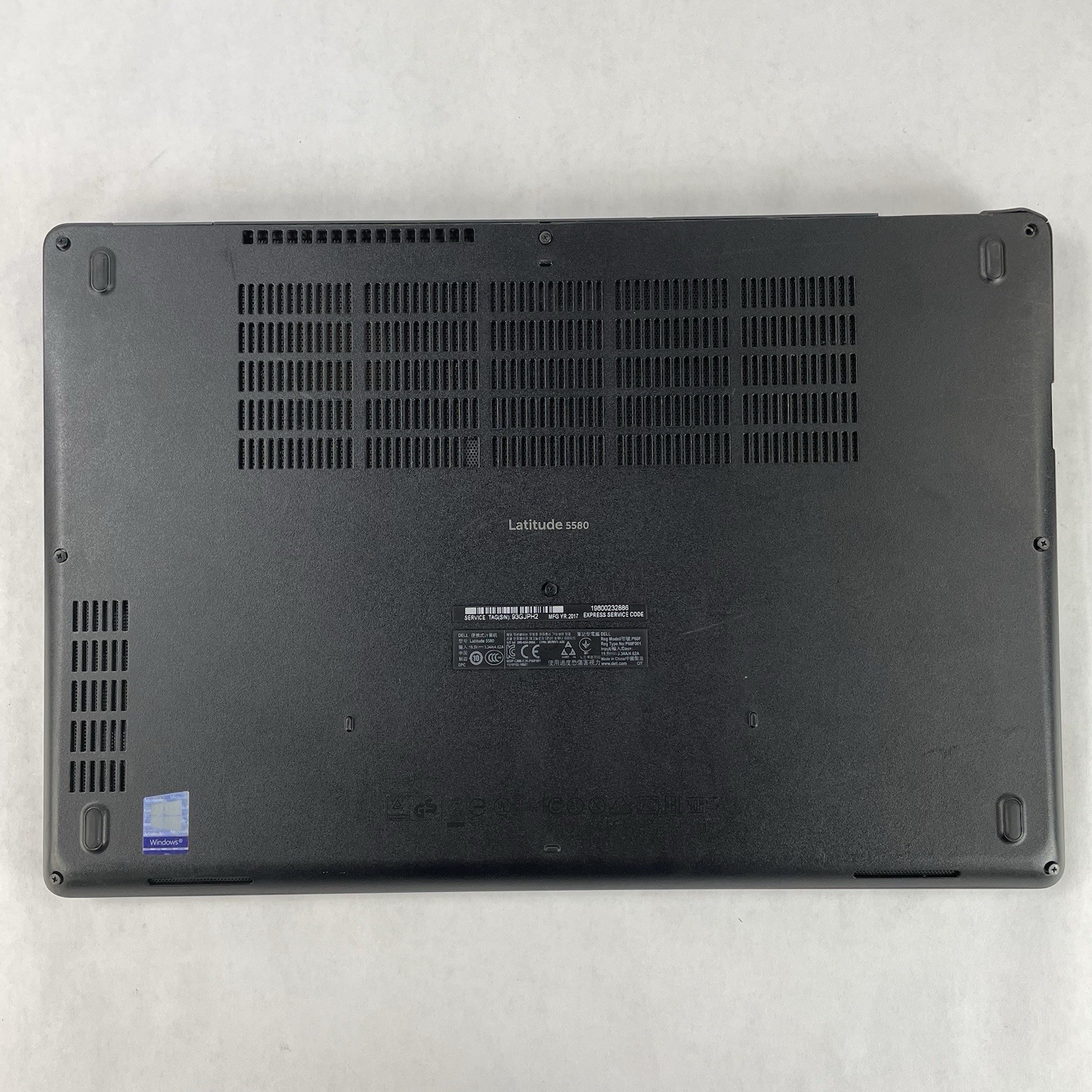 Dell Latitude 5580 15.6″ i5-7300U 2.6 GHz 8 GB RAM No SSD/OS/AC – No Hinge Cover