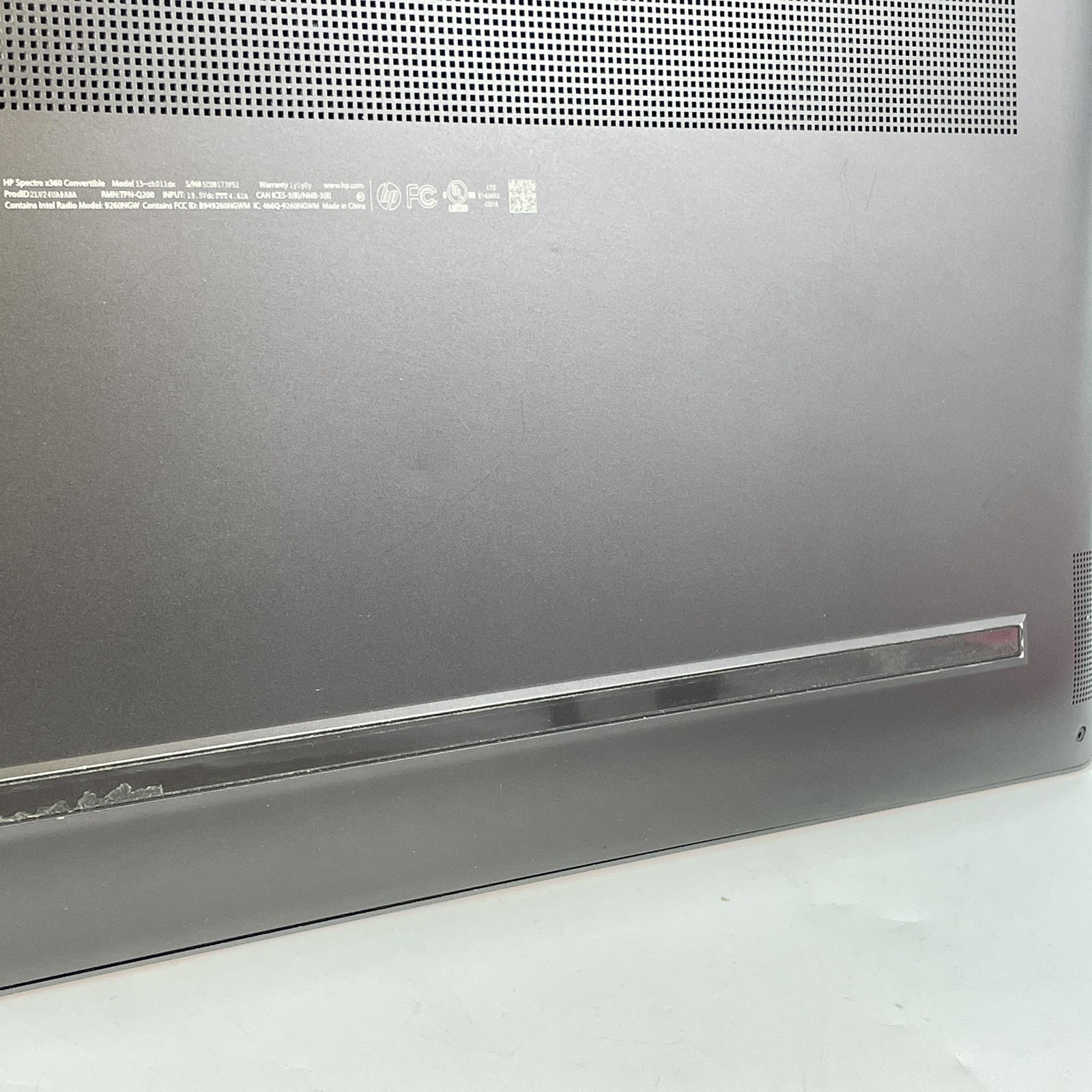HP Spectre 15 x360 4K TOUCH i7-8550U 1.80GHz 16GB 512GB SSD NVIDIA MX150 Good