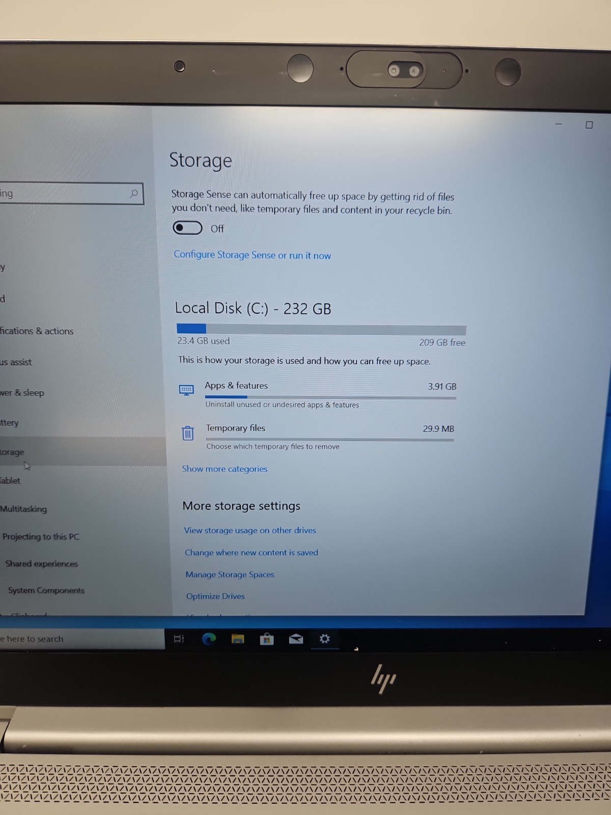 HP EliteBook 850 G5 15.6” Core i7-8550U 1.8GHz 8GB 256GB SSD Win 10 Pro