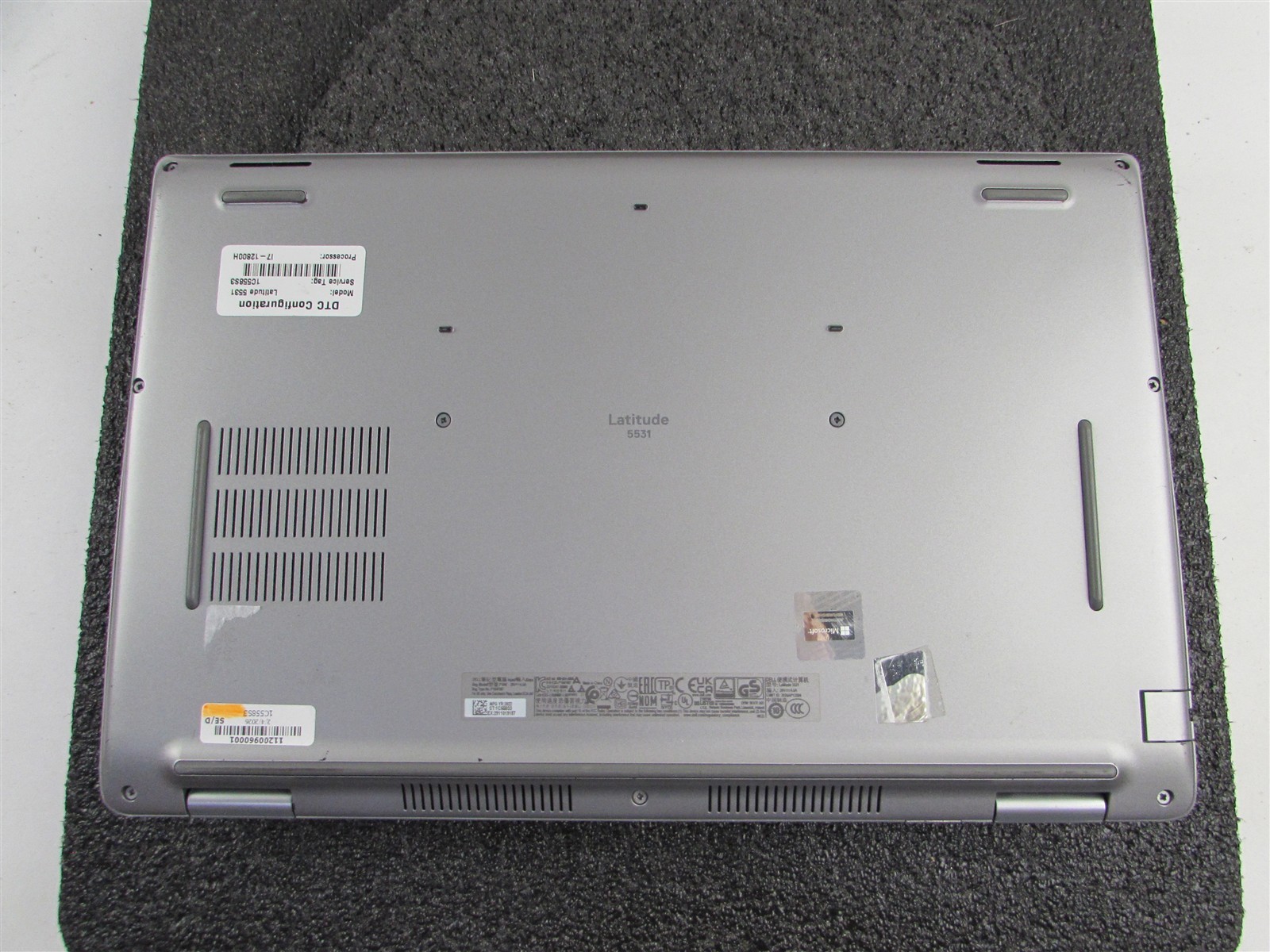 DELL LATITUDE 5531 1920X1080 FHD I7-12800H (14 CORES 1TB SSD 32GB RAM NO O.S/BAT