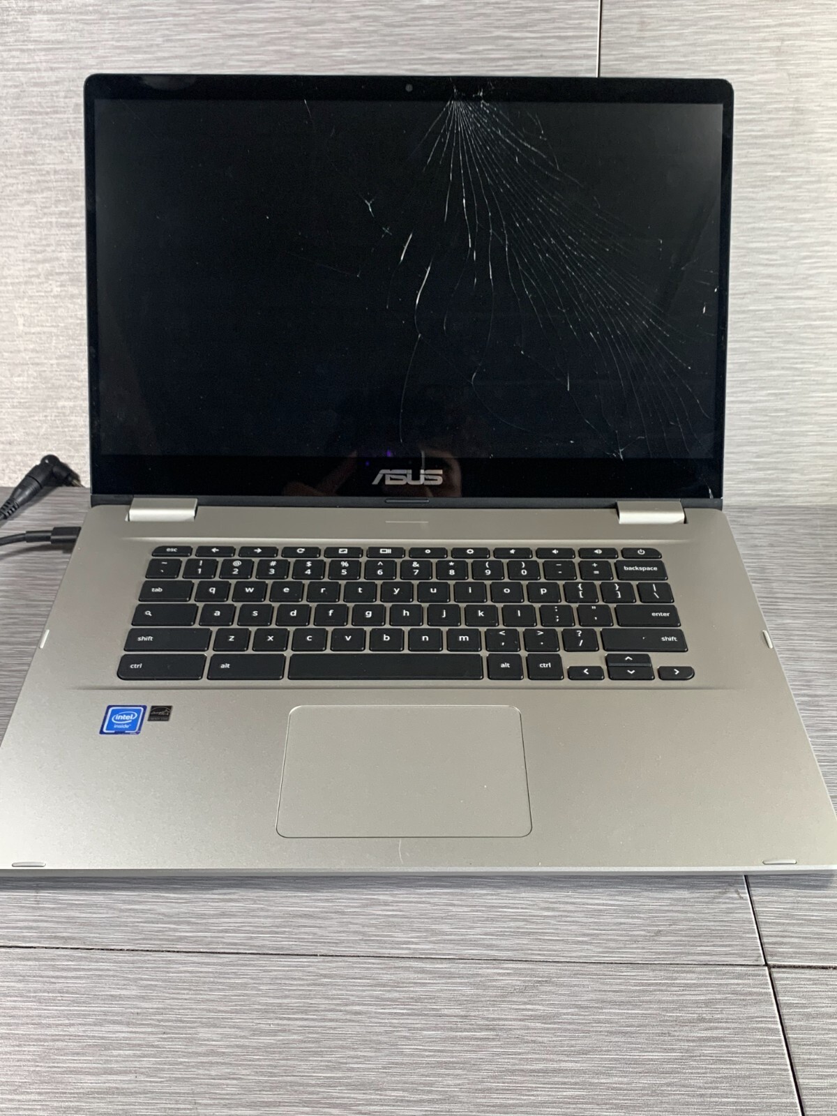 ASUS Chromebook C523N Silver HDMI 15.6″ Built-in Webcam Notebook PC – for Parts