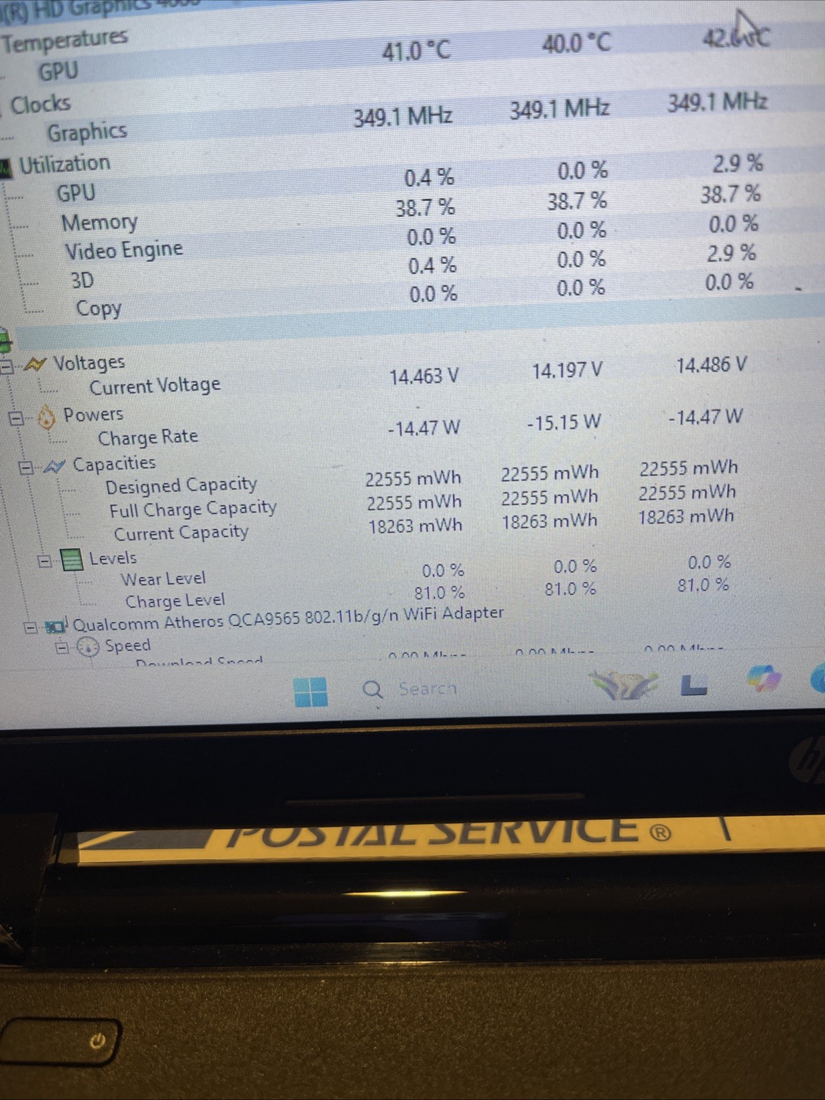 Great Deal! Working hp 250 laptop 15 inches i3