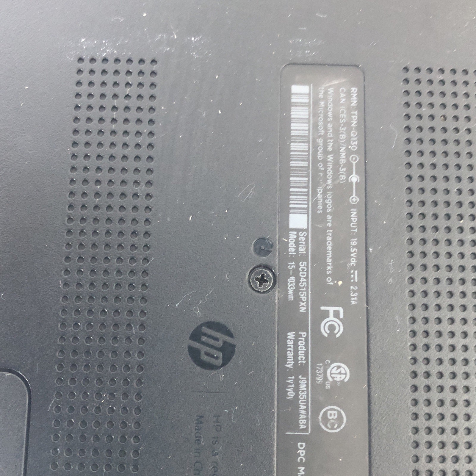 HP PAVILLION LAPTOP