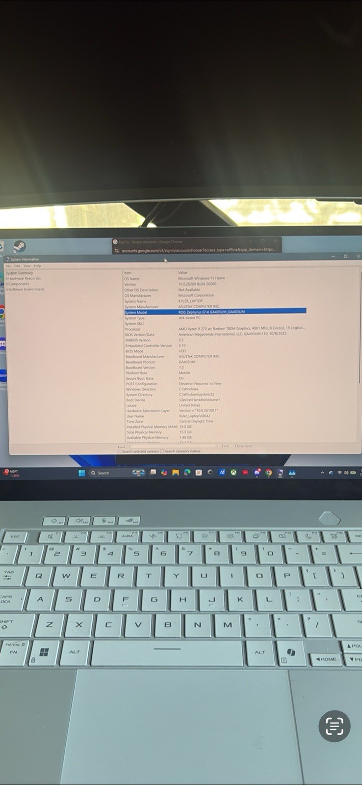 ASUS ROG Zephyrus G14 Gaming Laptop Computer PC RTX 5060