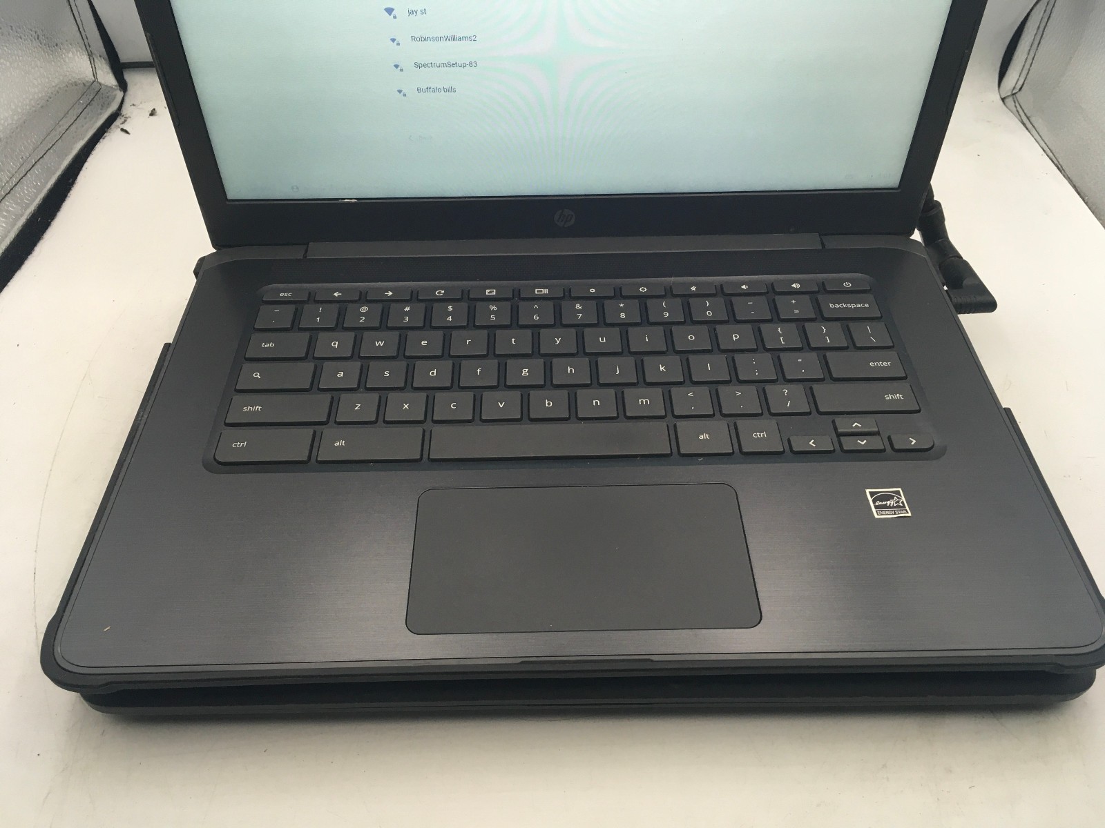HP CHROMEBOOK 14 G5 -LOT OF 2- BOOTS TO OS/FOR PARTS – INTEL CELERON -READ- BB